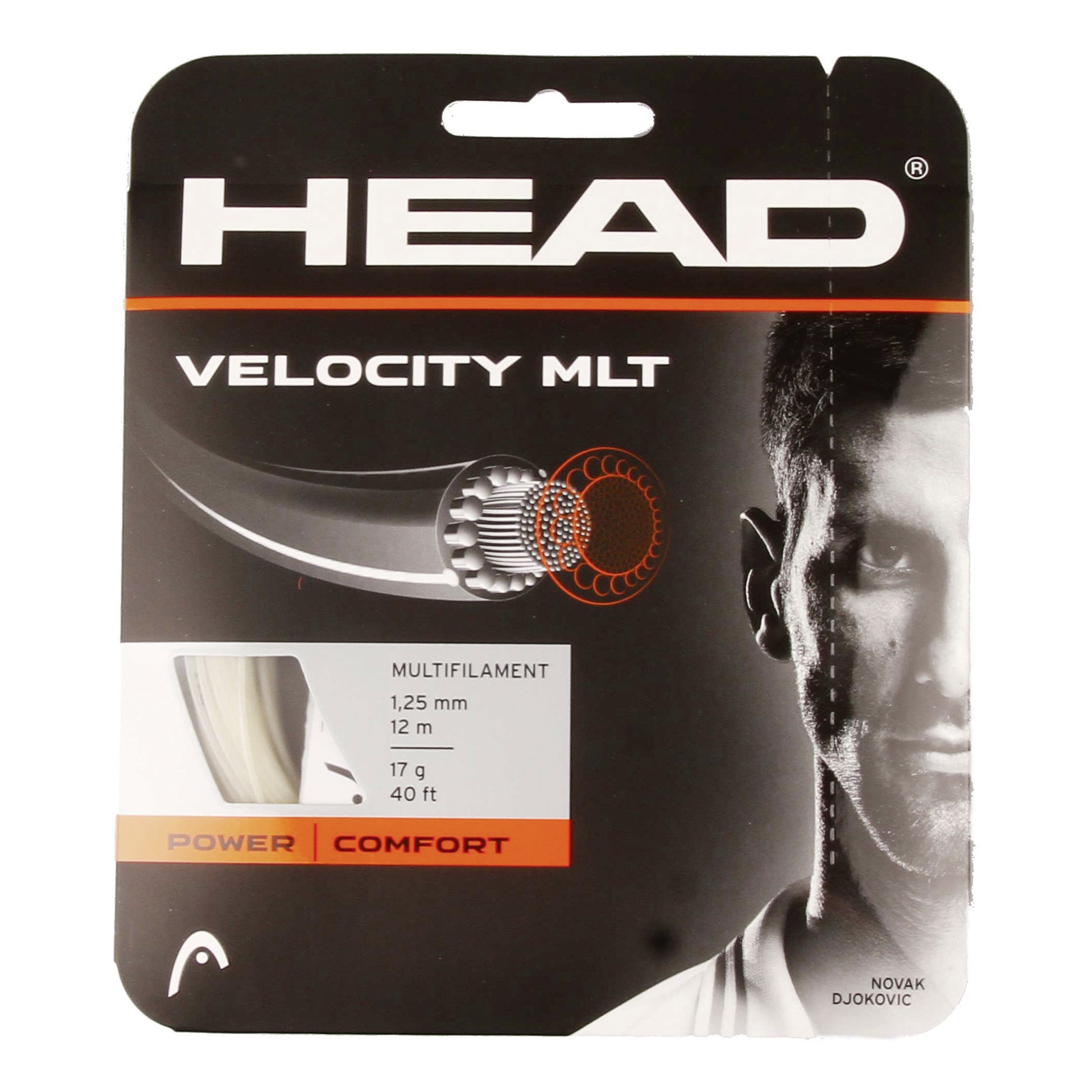 HEAD Velocity MLT Cordage En Garniture 12m-Écru