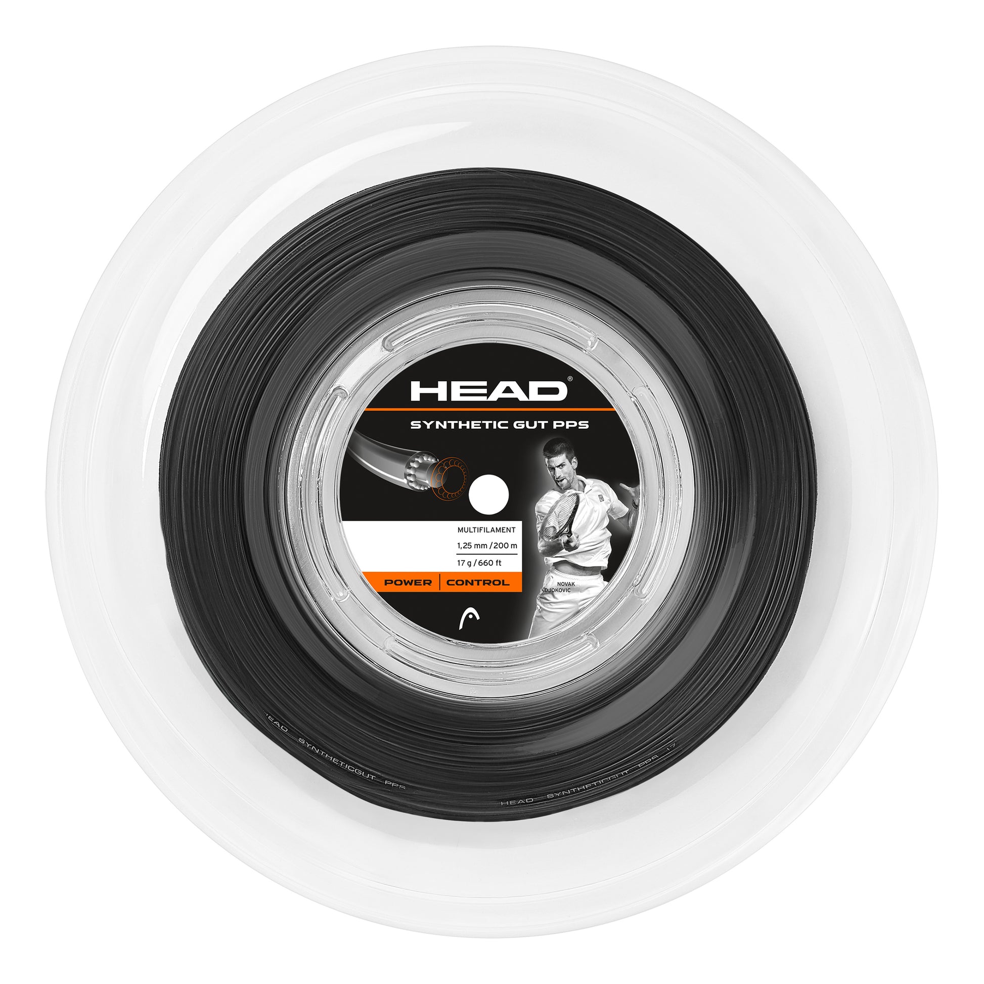 HEAD Synthetic Gut PPS Bobine cordage 200m - noir