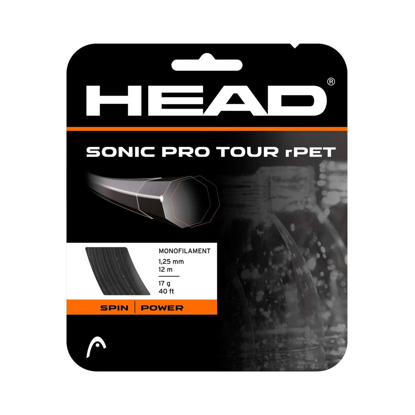 HEAD Sonic Pro Touch Cordage en garniture 12m - anthracite