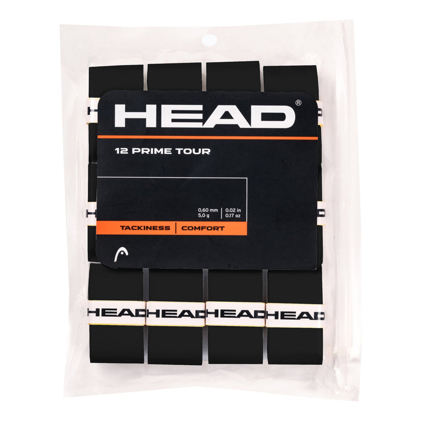 HEAD Prime Tour Verpakking 12 stuks - zwart