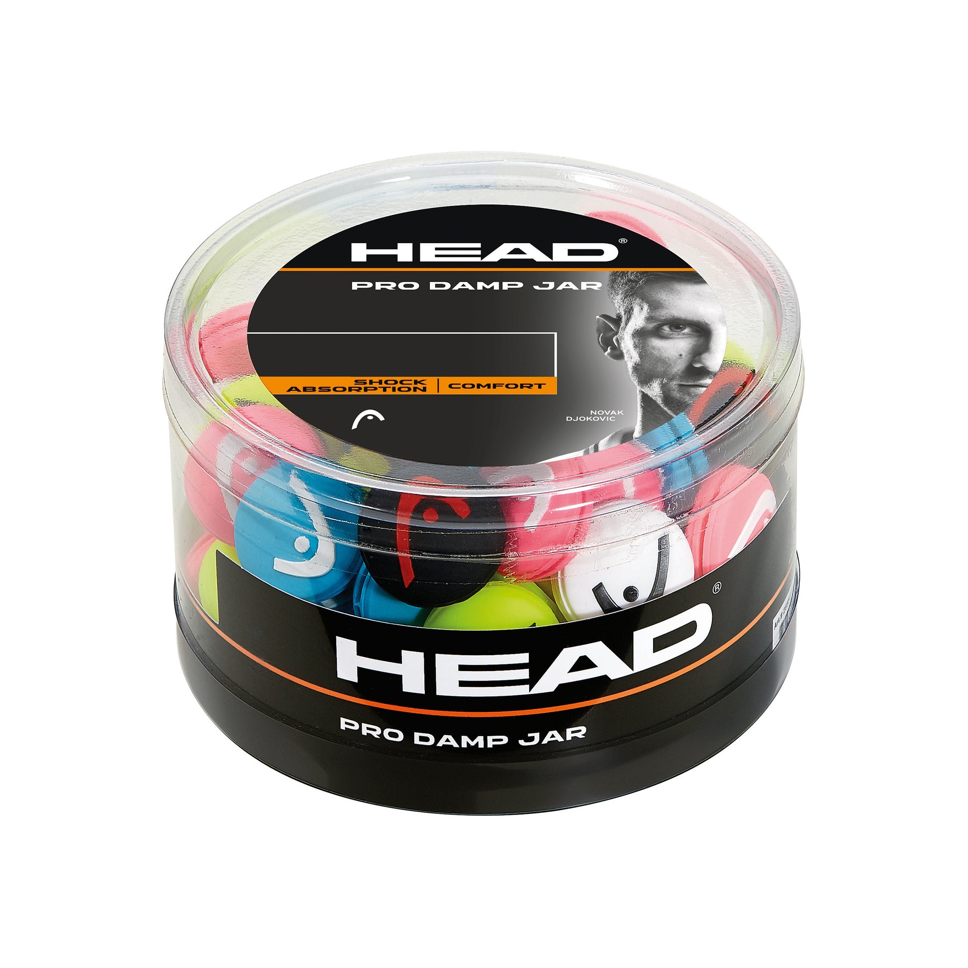 HEAD Pro Damp Mixed Antivibrateur Box De 70 Balles-Multicouleur