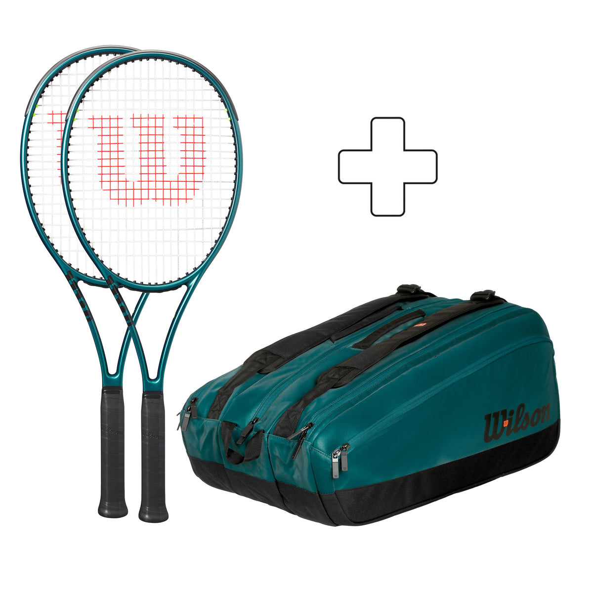Wilson 2x 98 18X20 v9 Plus rackettas