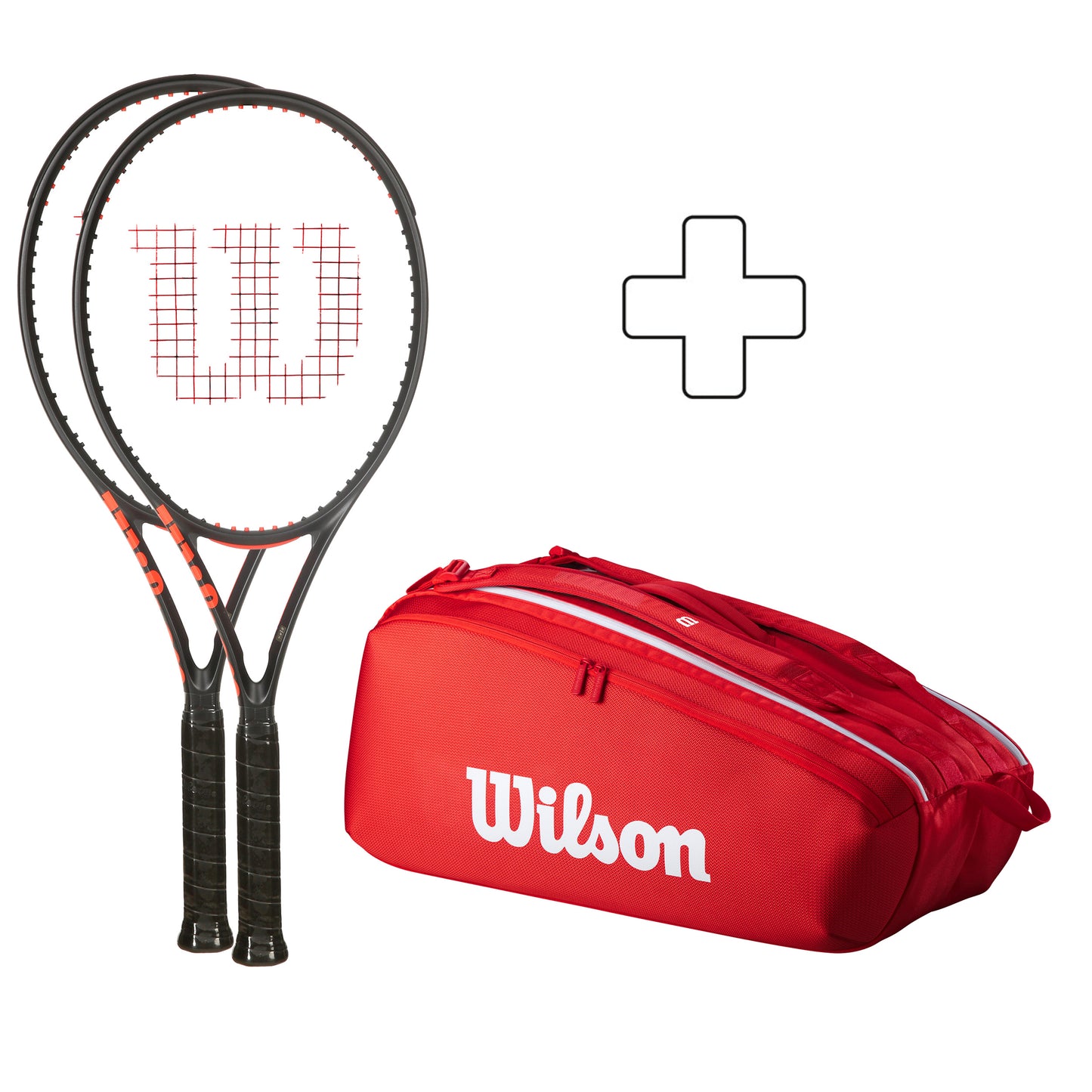 Wilson 2x Clash 100 V3.0 + sac de tennis