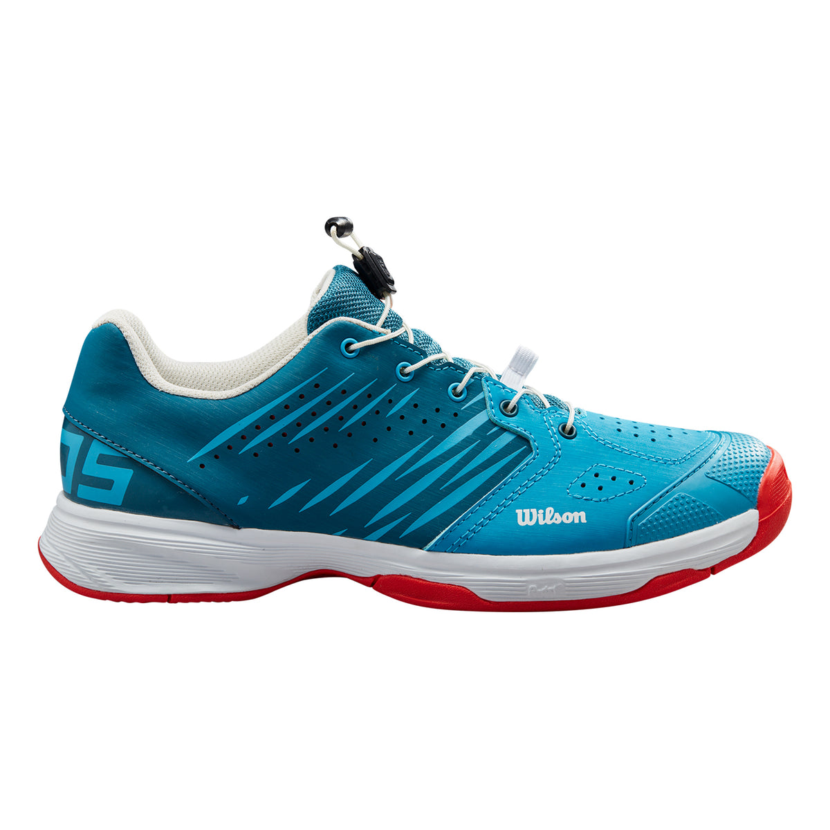 Wilson Kaos 2.0 Allcourt schoen Kinderen - blauw, wit