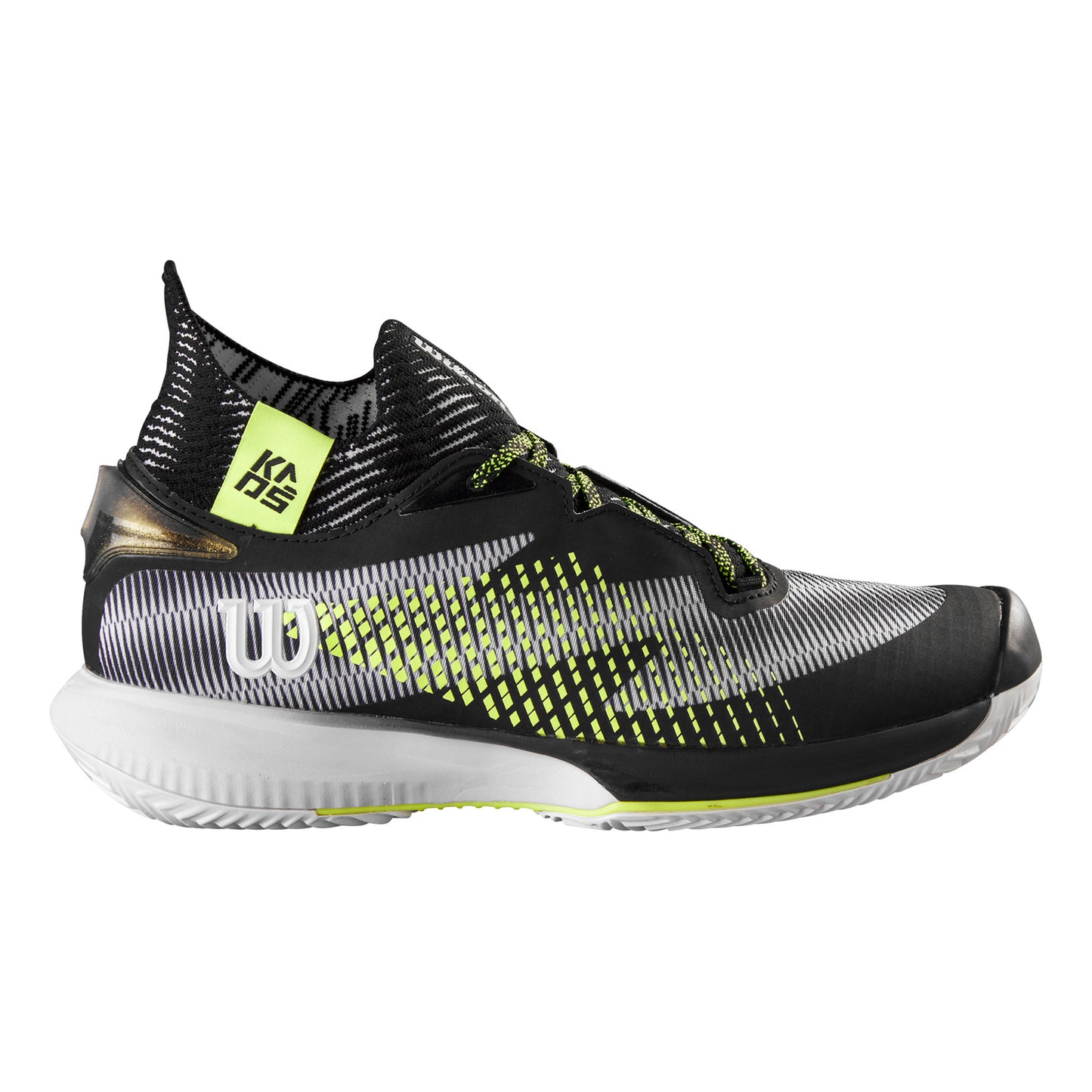 Wilson Rapide Sft Chaussure terre battue Hommes - noir, jaunes fluo