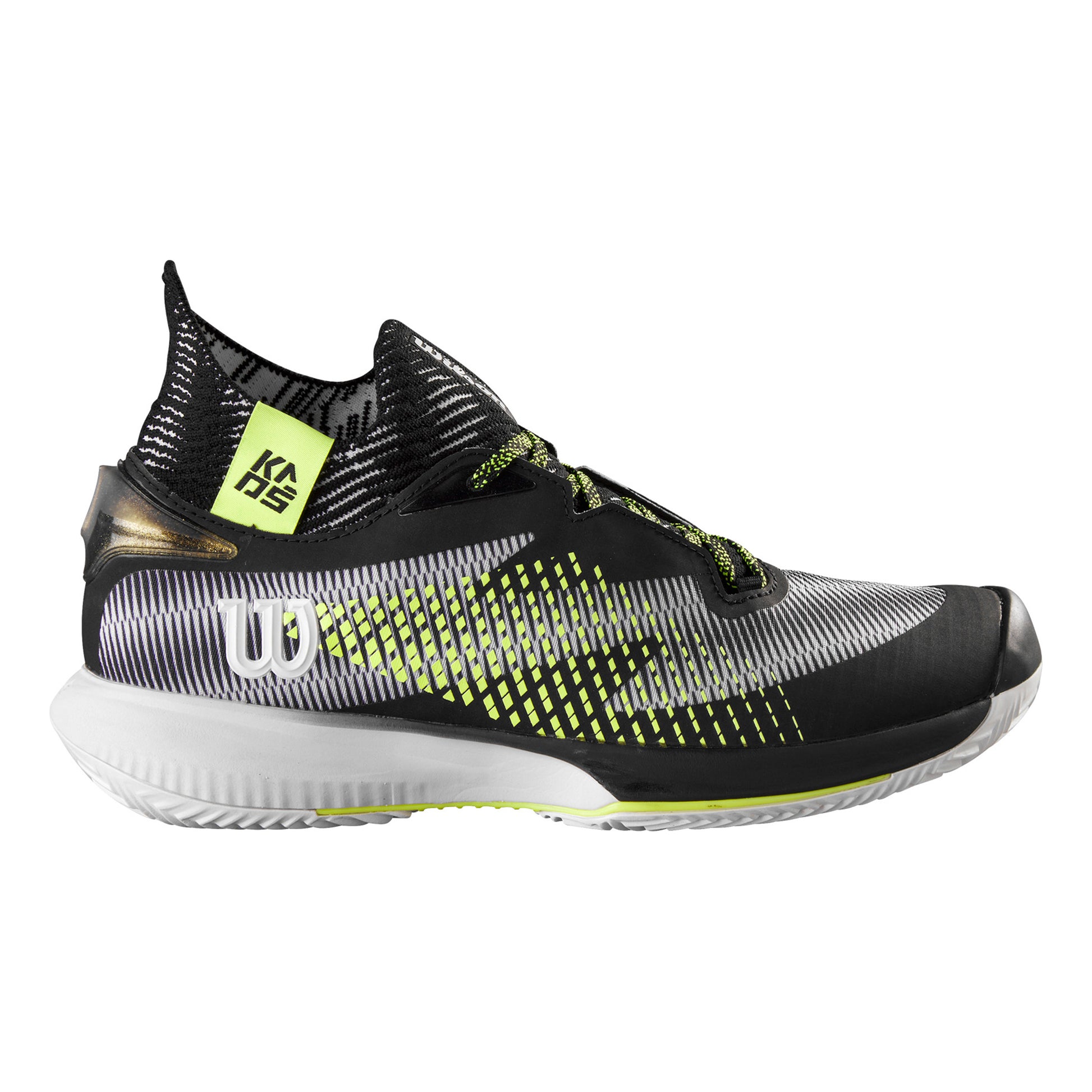 Wilson Rapide Sft Chaussure terre battue Hommes - noir, jaunes fluo