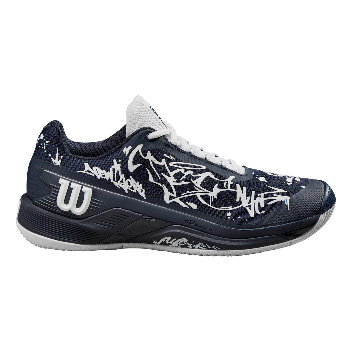 Wilson Rush Pro 4.0 Hope Nyc Chaussures toutes surfaces Hommes - bleu foncé,
