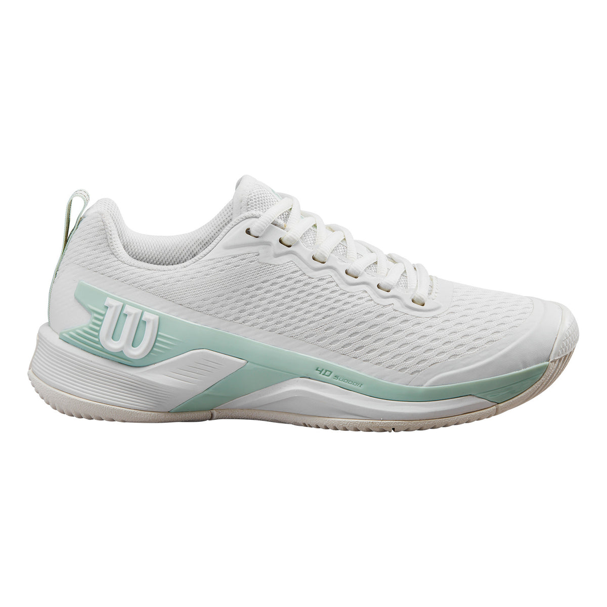 Wilson Rush Pro 4.5 Chaussures toutes surfaces Femmes - blanc, bleu clair