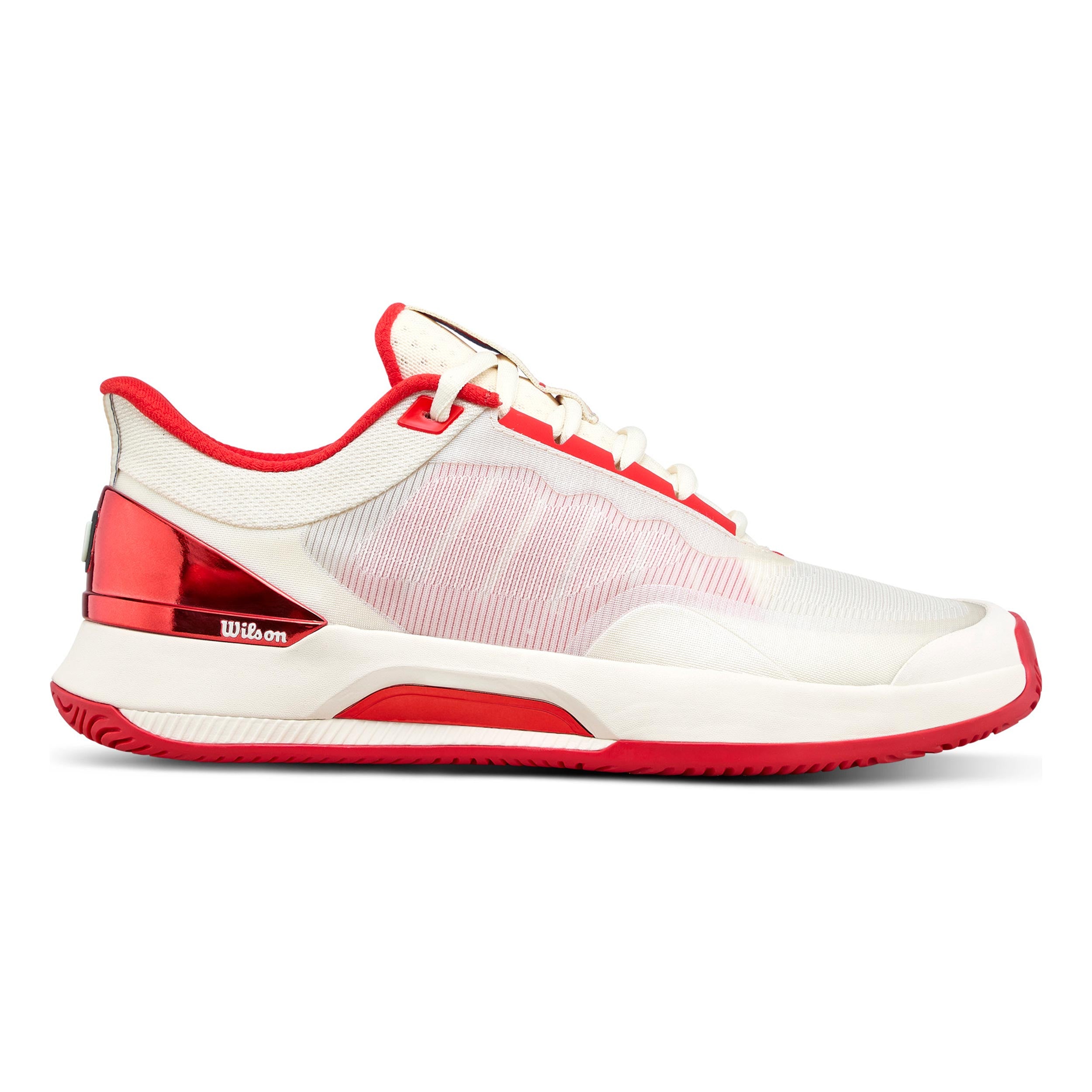 Wilson Intrigue Tour Allcourt Schoen Dames-Crème,Rood