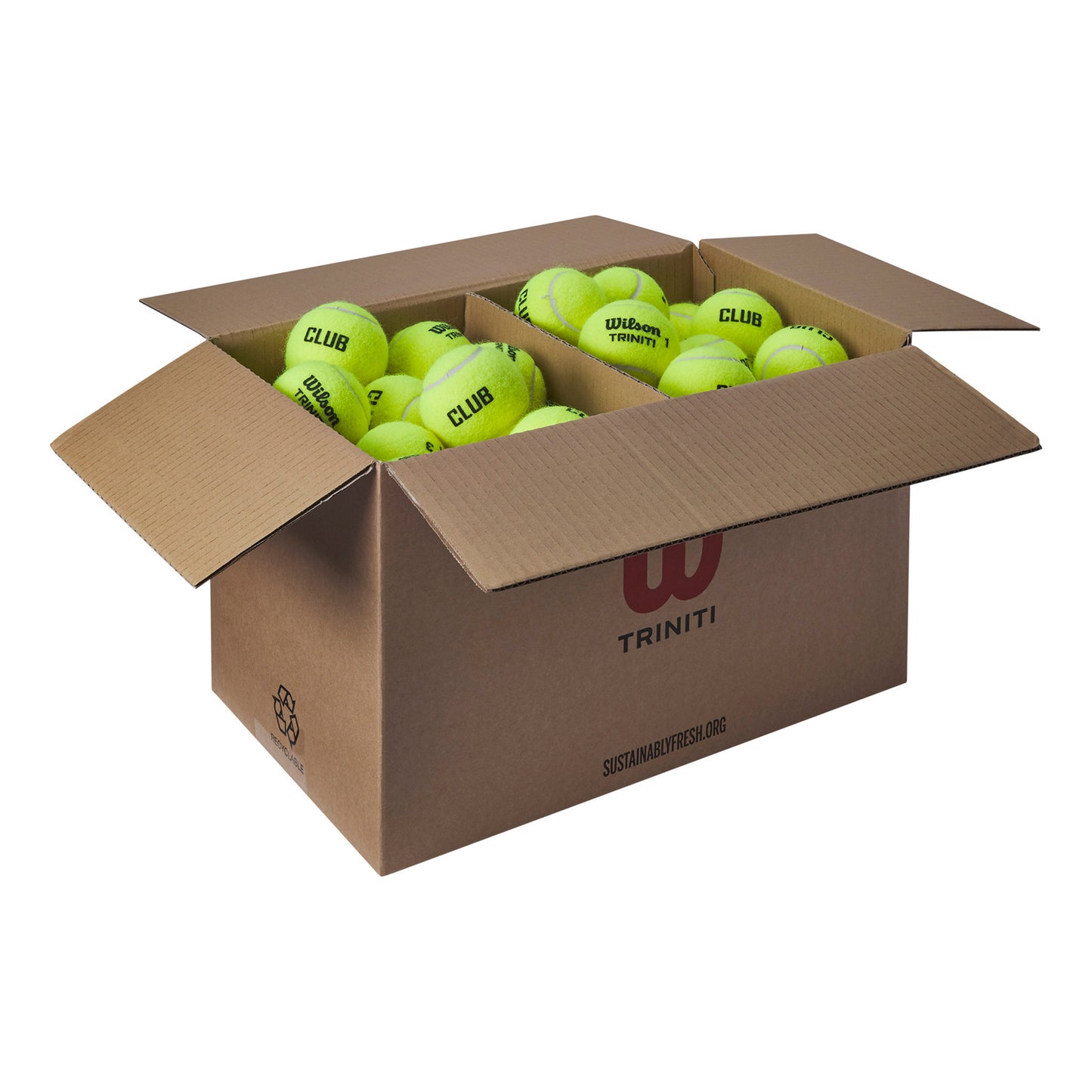 Wilson Triniti Club Box De 72 Balles
