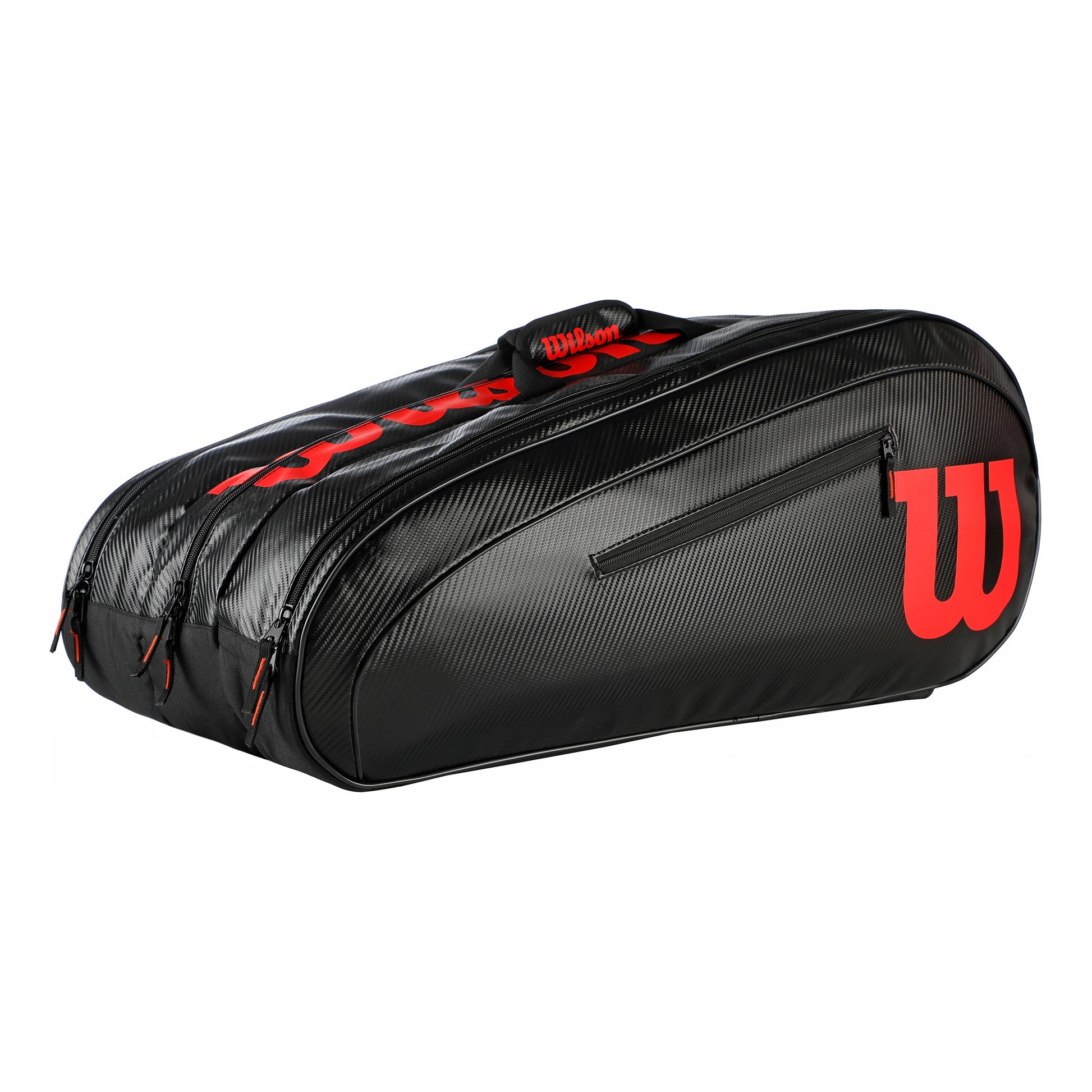 Wilson Elite Housse De Raquette Lot De 15 Edition Spéciale-Noir,Rouge