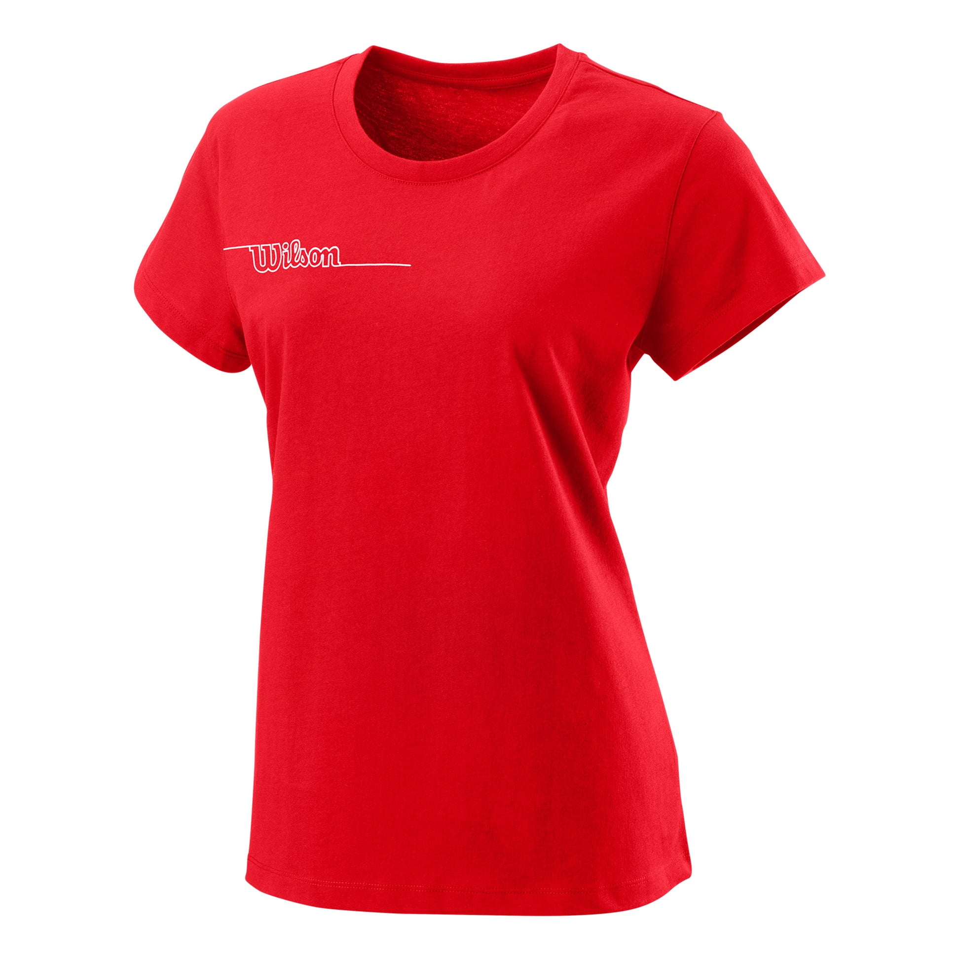Wilson Team II Tech T-shirt Femmes-Rouge