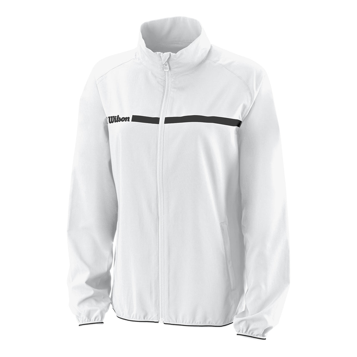 Wilson II  Woven Trainingsjack Dames-wit, zwart