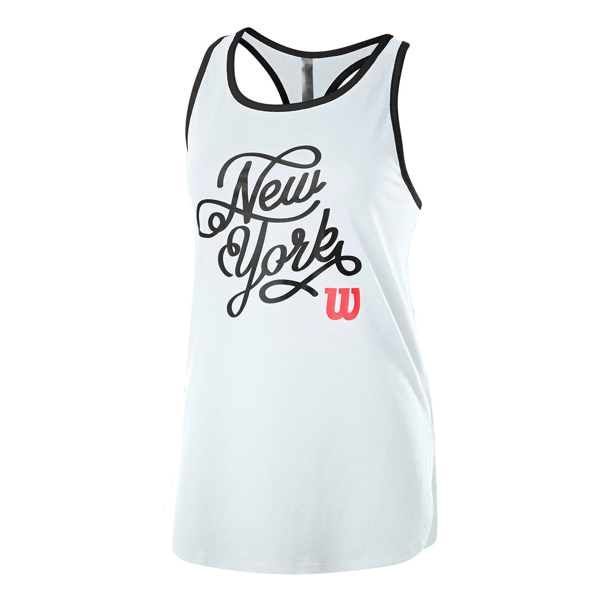 Wilson NYC Calligra Tech Tanktop Dames - wit, zwart