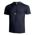 Players Seamless Zip Henley 2.0 T-shirt Heren - blauw,