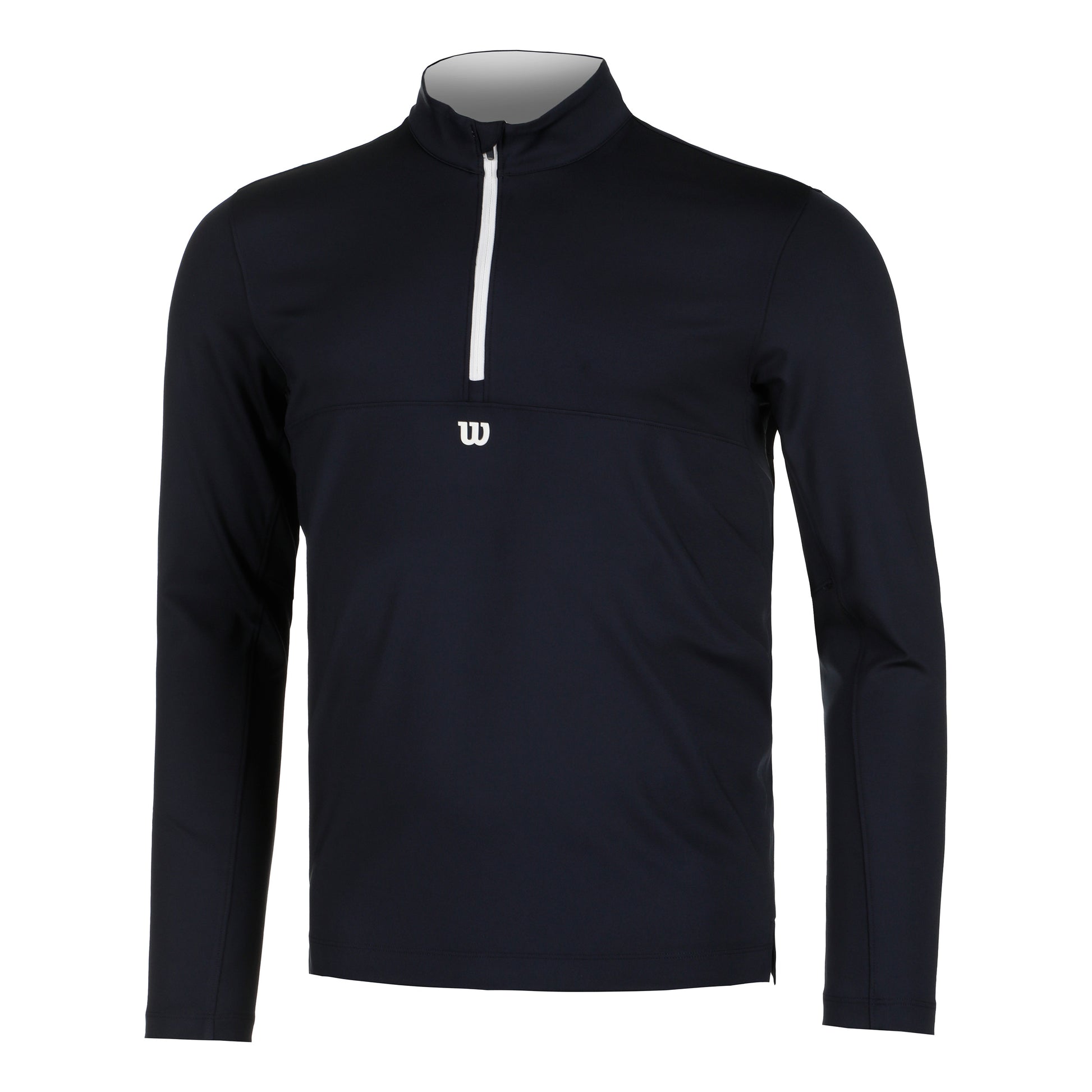 Wilson Elevate Performance Haut Manches Longues Hommes-Bleu Foncé