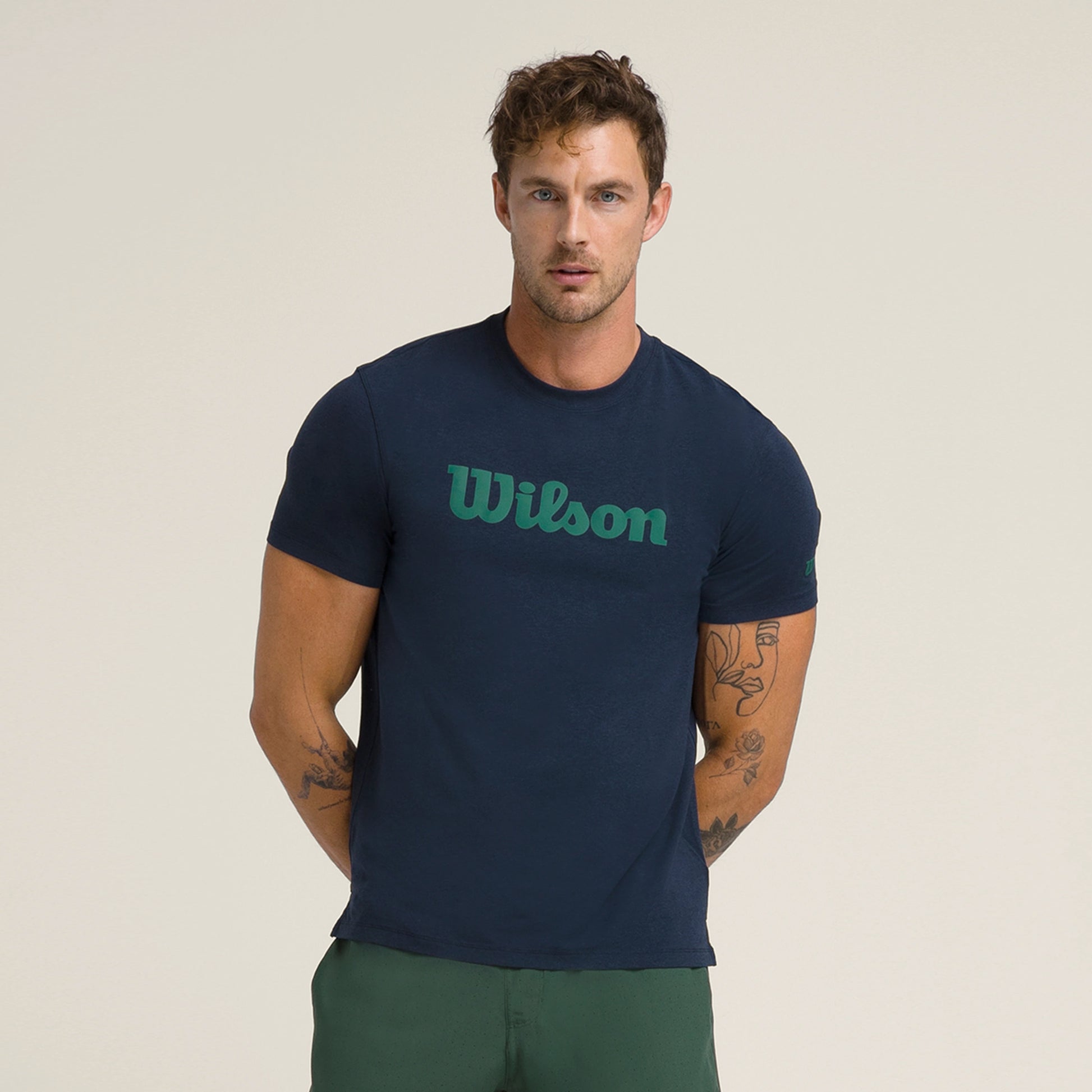 Wilson Easy Street T-shirt Hommes-Bleu Foncé