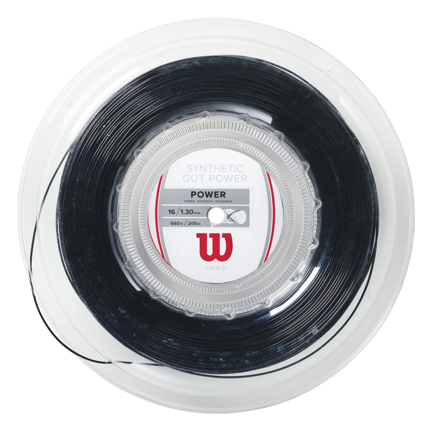 Wilson Synthetic Gut Power  Set snaren 12,2m - zwart