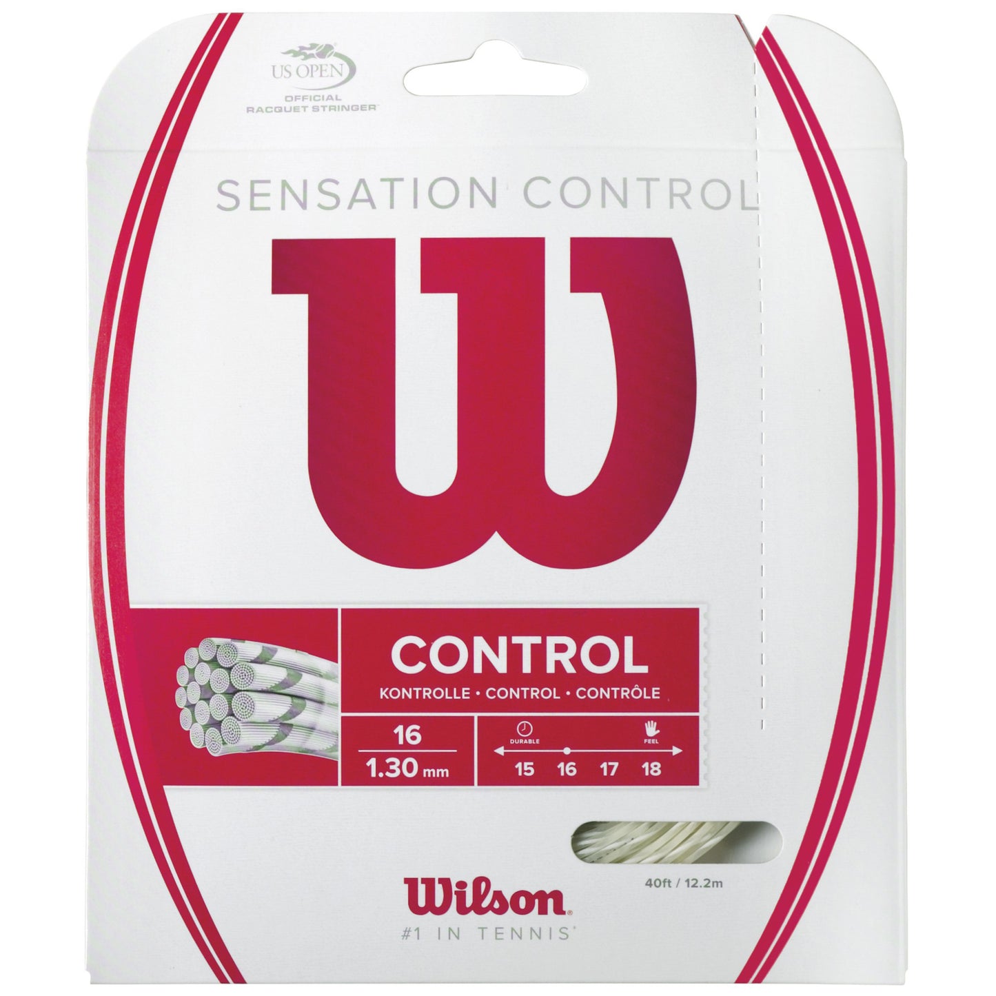 Wilson Sensation Control Set Snaren 12,2m-Natuurlijke Kleuren