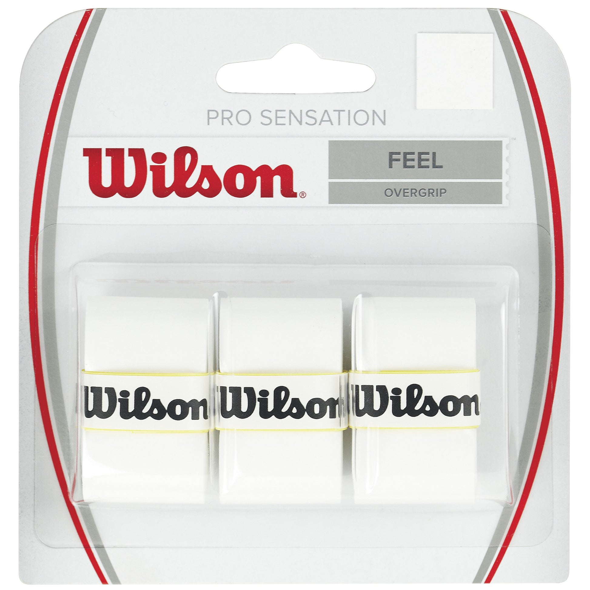 Wilson Pro Overgrip Sensation Pack De 3-Blanc