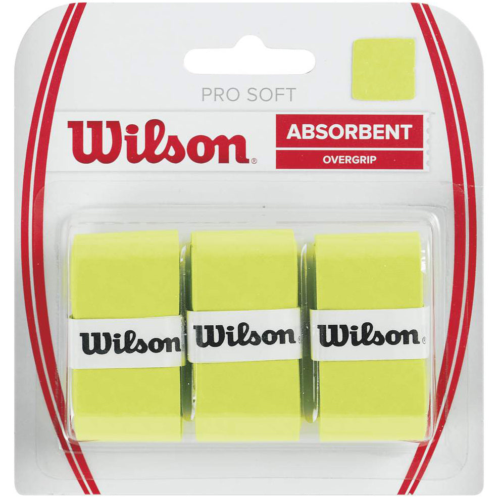 Wilson Soft Overgrip Verpakking 3 Stuks-Groen