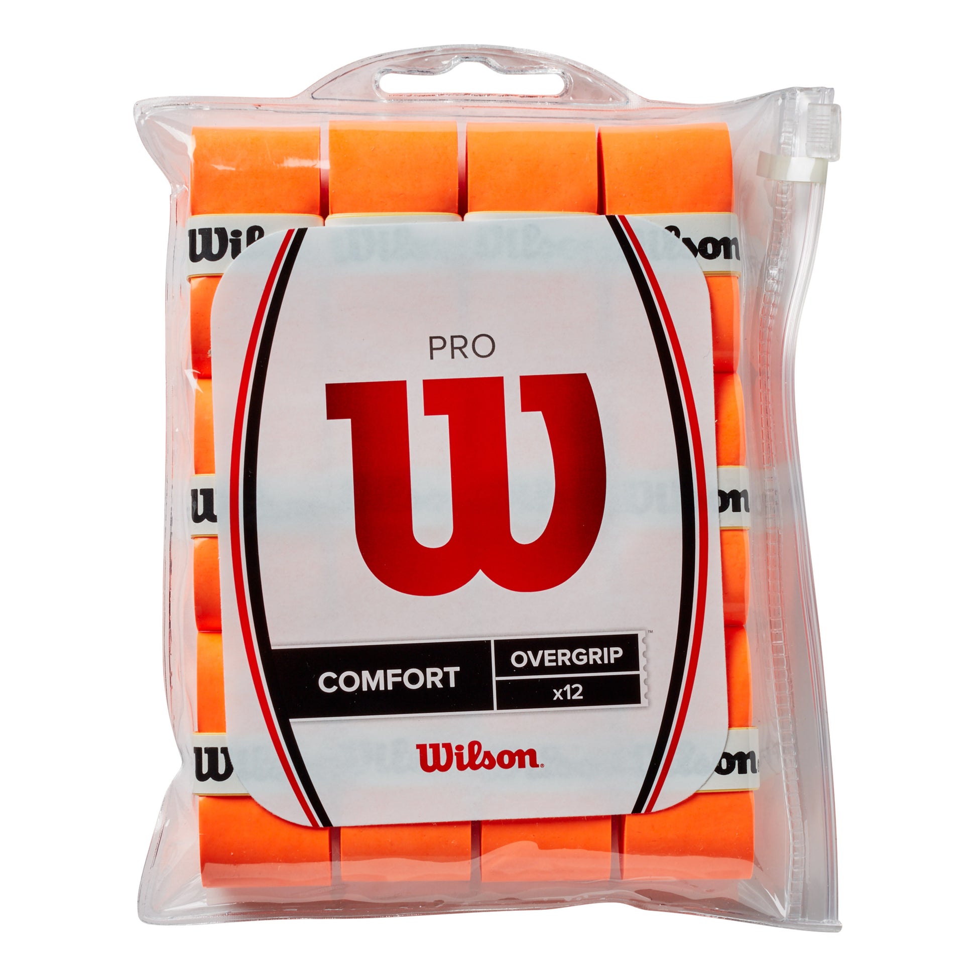 Wilson Burn Pro Overgrip Verpakking 12 Stuks-Oranje