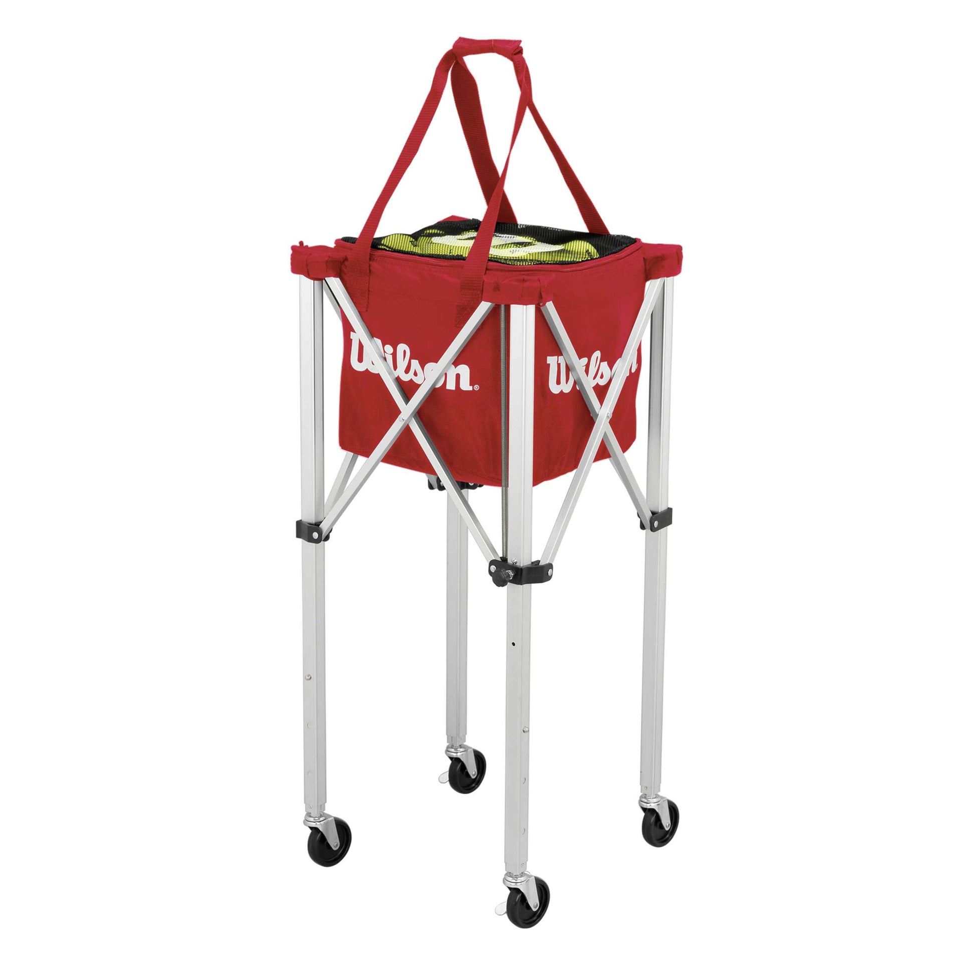 Wilson Tennis Teaching 150 Chariot à balles Avec roulettes