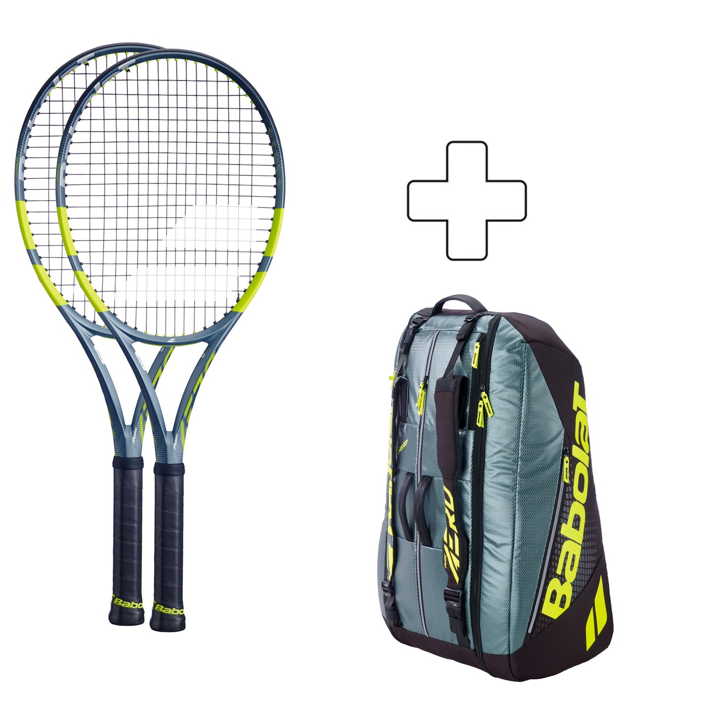 Babolat 2x Pure Aero 98 + sac de tennis