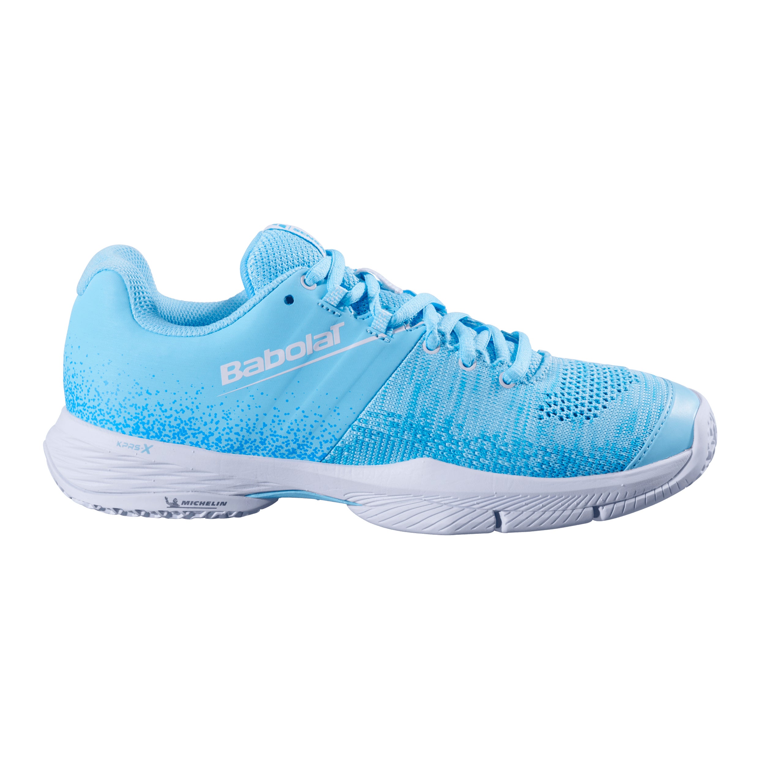 Babolat Sensa Women Chaussures Padel Femmes-Bleu Clair,Rouge