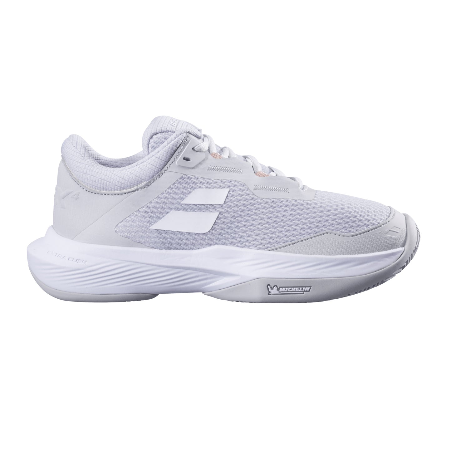 Babolat SFX 4 Gravelschoen Dames-Lichtgrijs,Wit