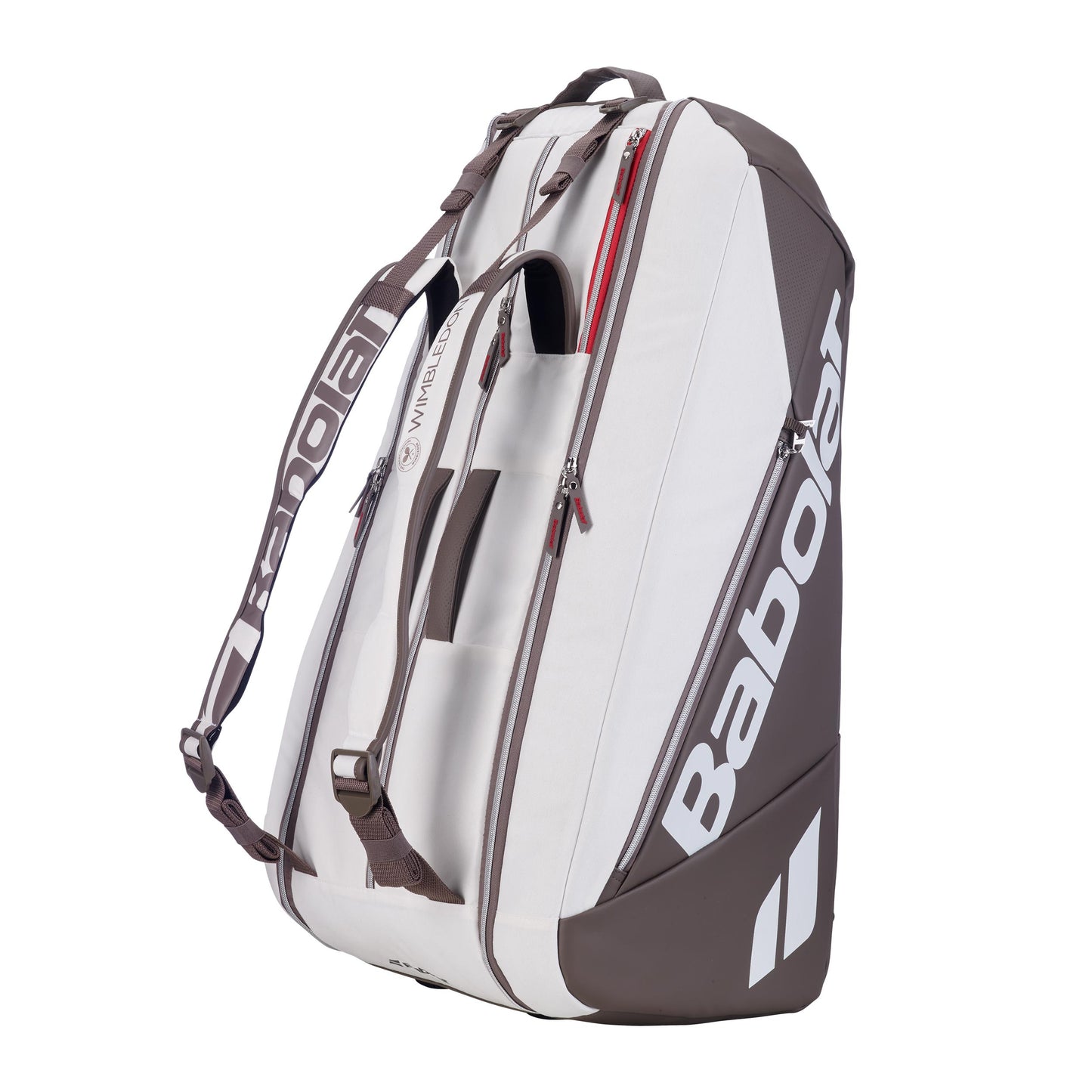 Babolat Pure Drive RH 9 Wimbledon Rackettas 9 stuks - wit
