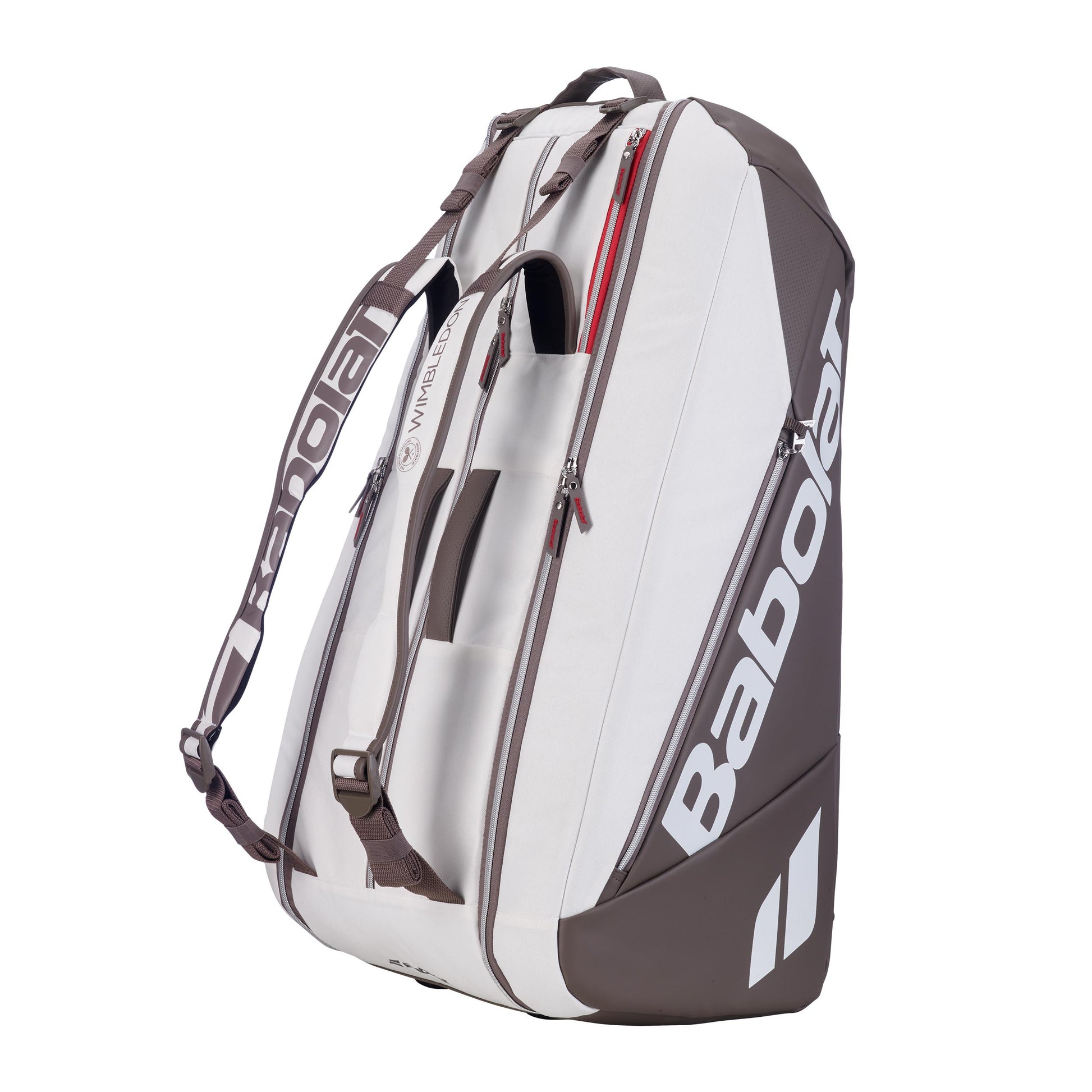 Babolat Pure Drive RH 9 Wimbledon Rackettas 9 stuks - wit