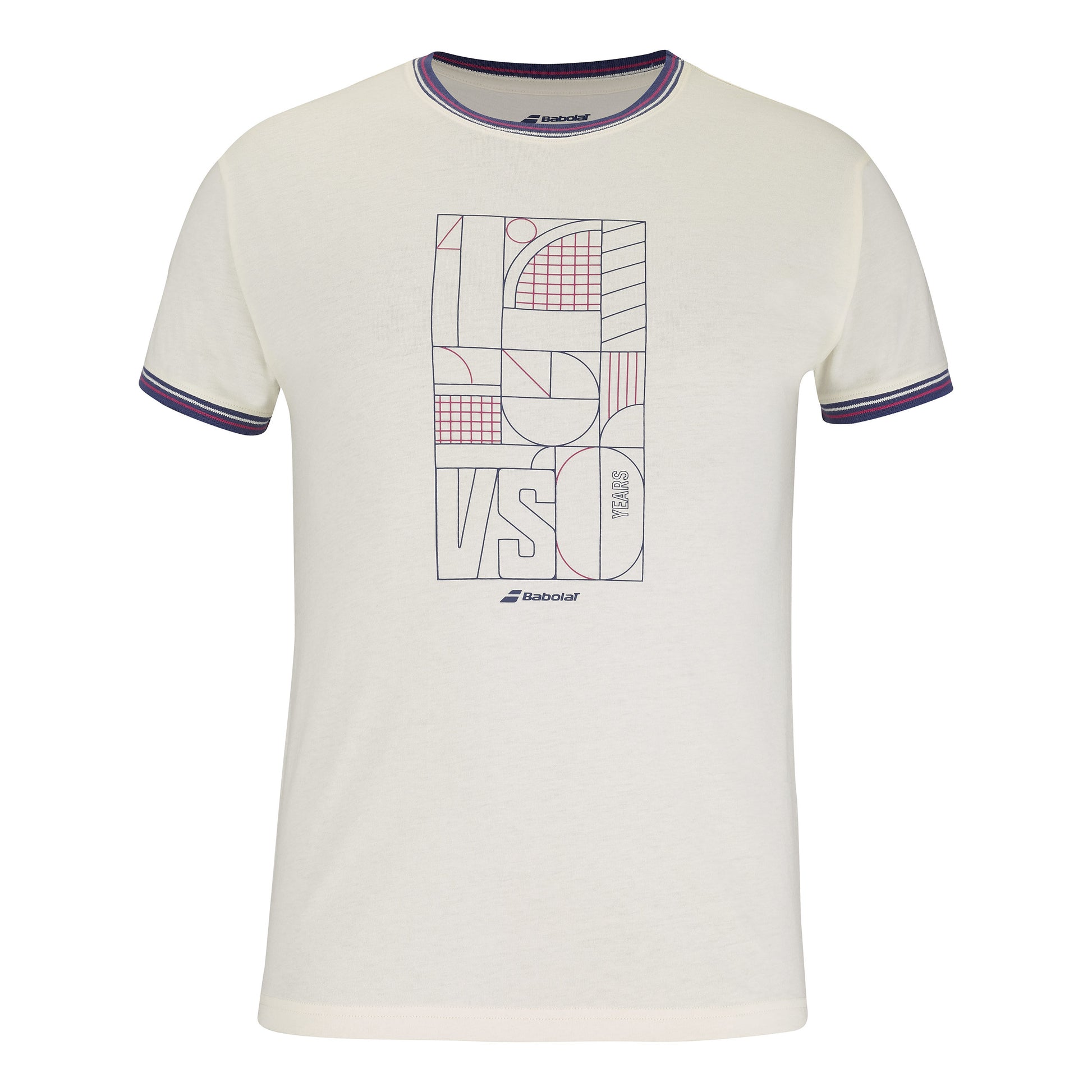 Babolat Exercise T-shirt Hommes - crème,