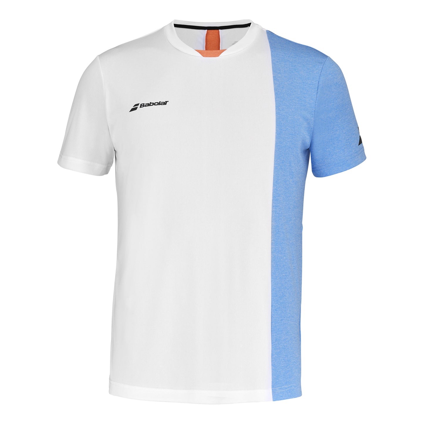 Babolat Play Crew Neck T-shirt Hommes - blanc, bleu clair
