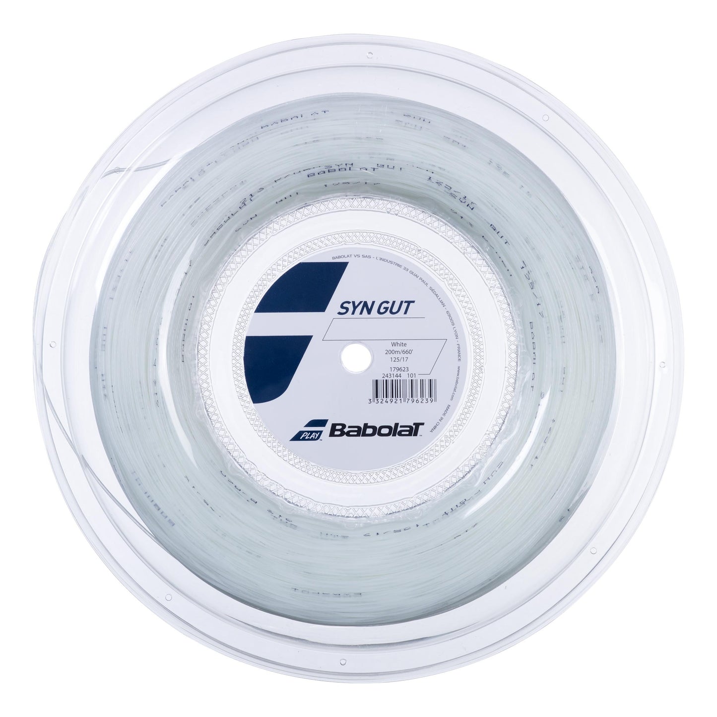 Babolat Synthetic Gut Rol Snaren 200m-Wit