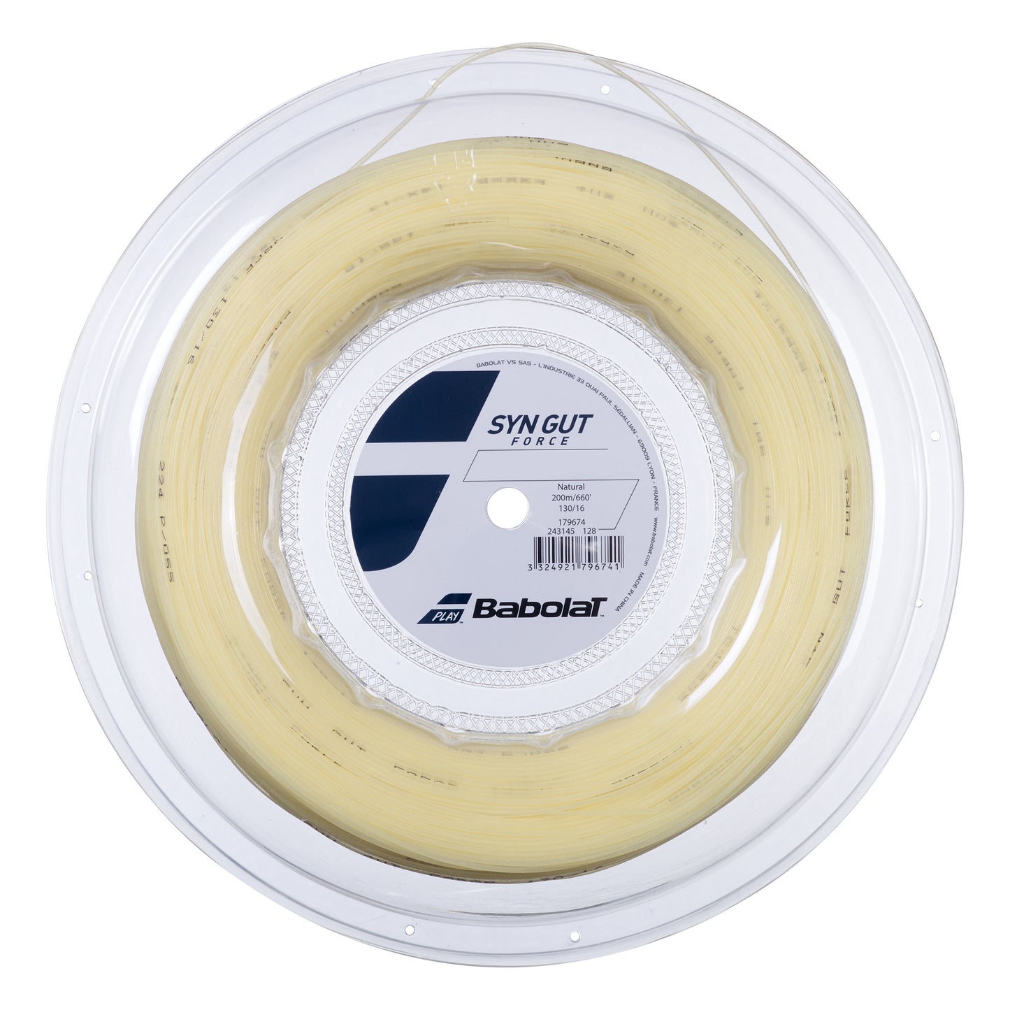 Babolat Synthetic Gut Force Rol Snaren 200m-Natuurlijke Kleuren