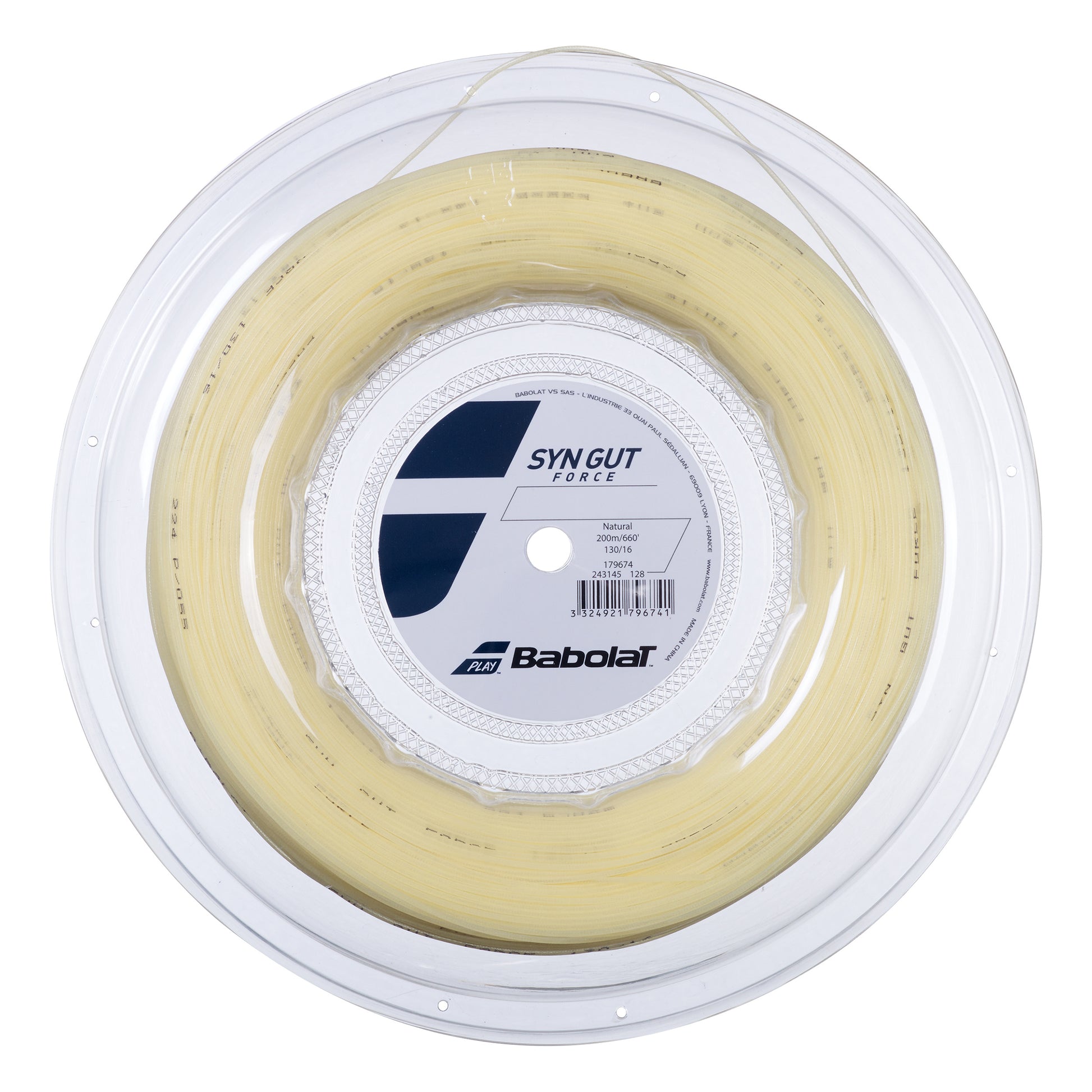 Babolat Synthetic Gut Force Rol Snaren 200m-Natuurlijke Kleuren