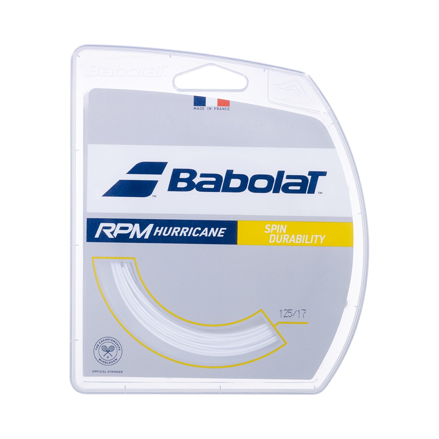 Babolat RPM Hurricane Set Snaren 12m-Wit