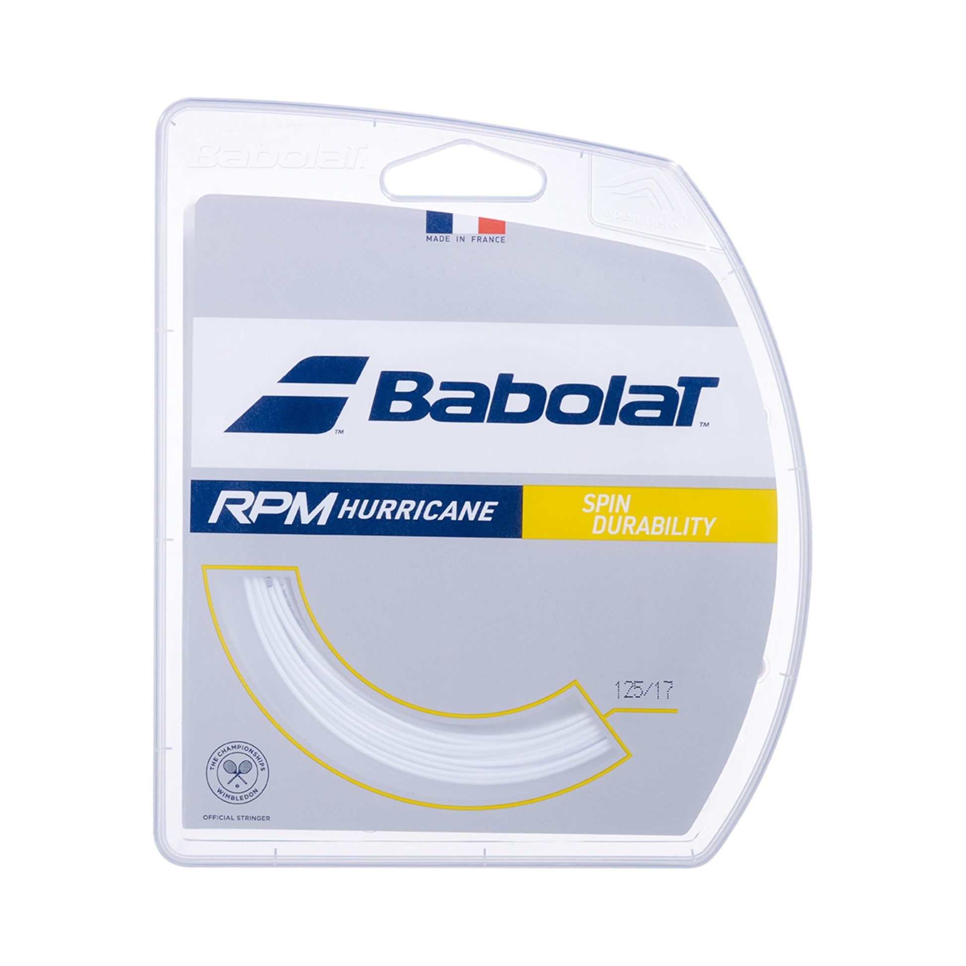 Babolat RPM Hurricane Set Snaren 12m-Wit