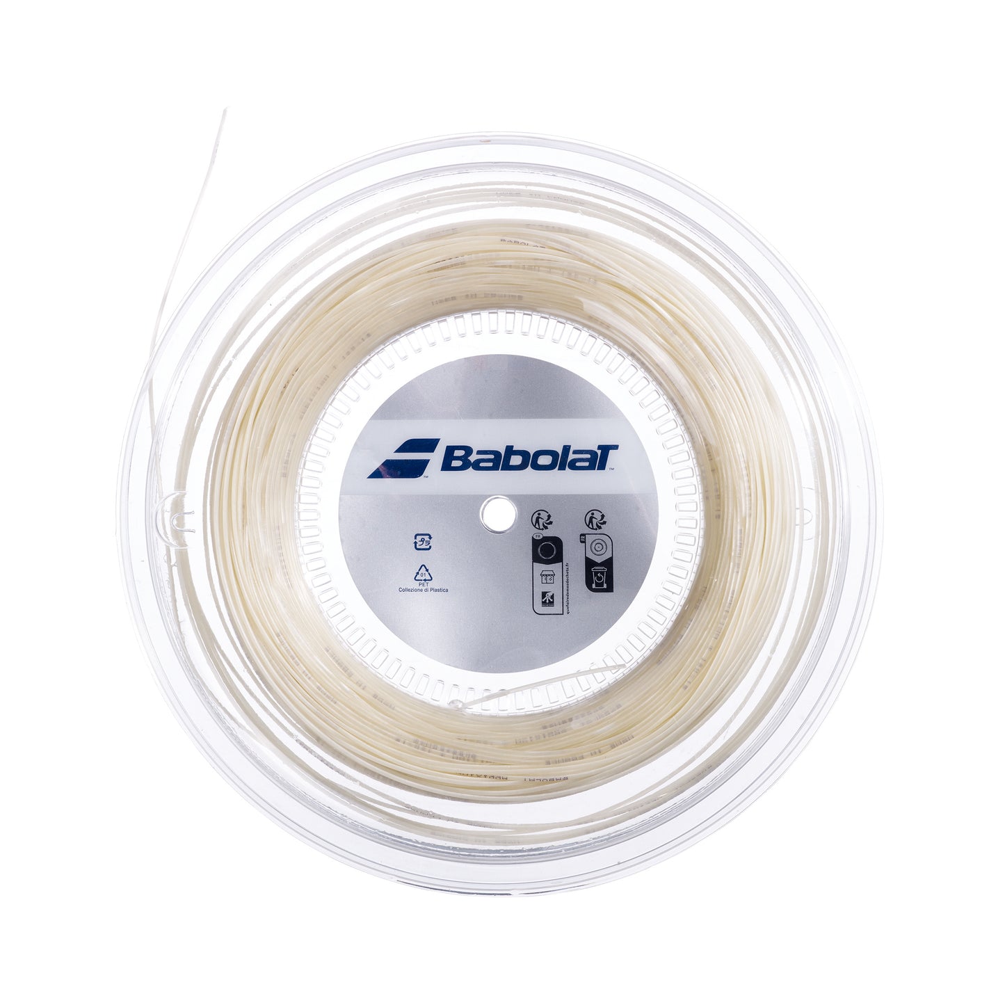 Babolat Addixion Bobine Cordage 200m-Blanc
