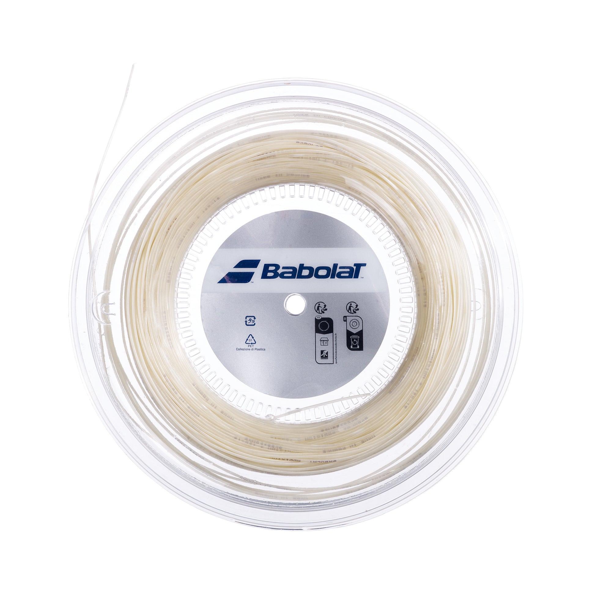 Babolat Addixion Bobine Cordage 200m-Blanc