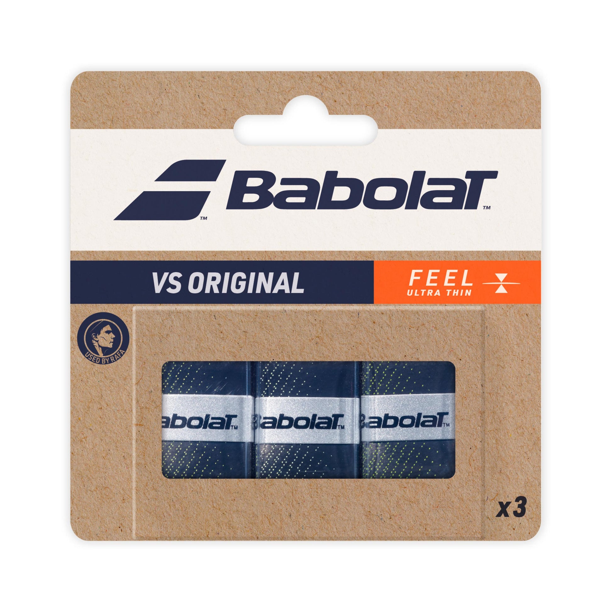 Babolat VS Grip Original Verpakking 3 Stuks-Zwart