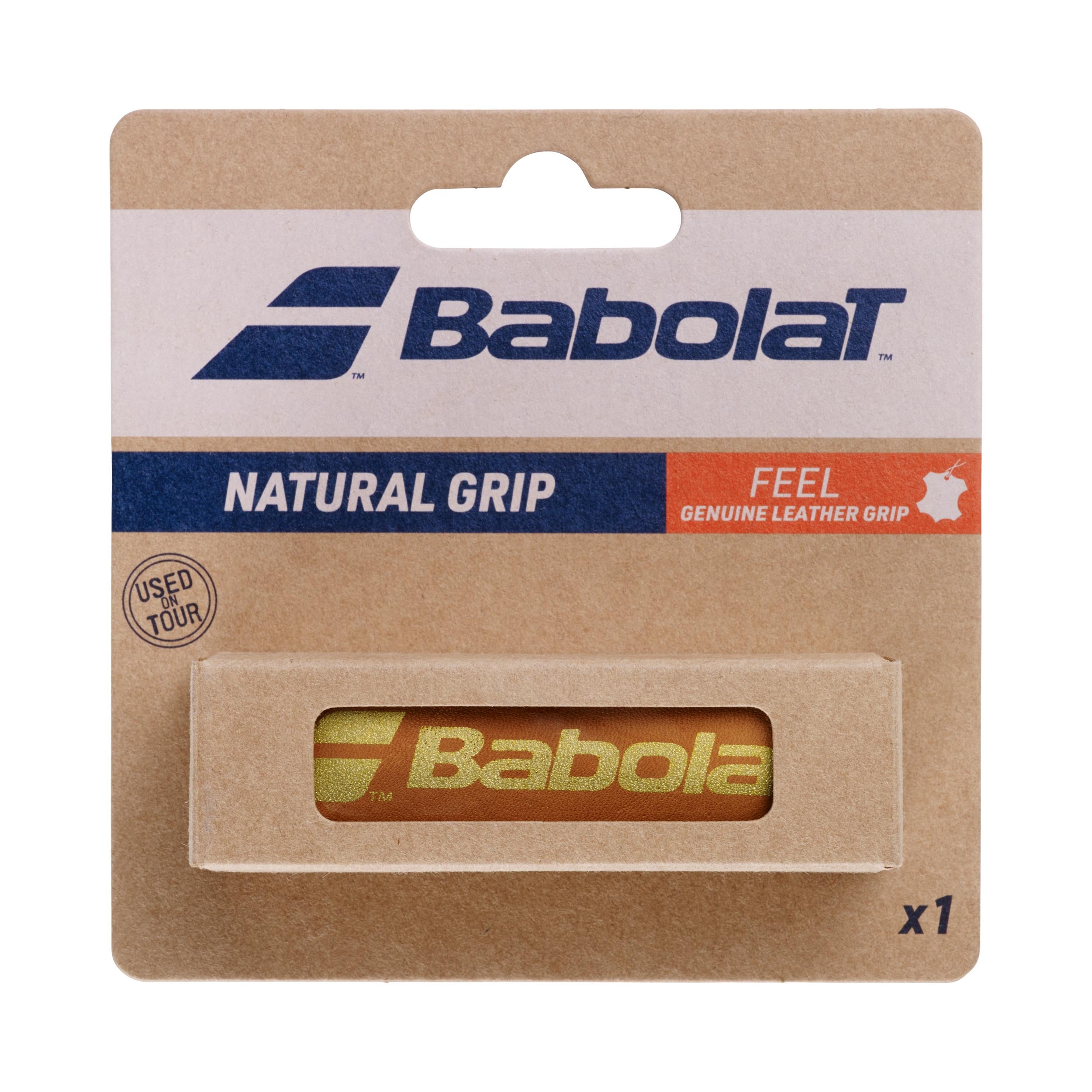 Babolat Natural Grip Verpakking 1 Stuk-Bruin