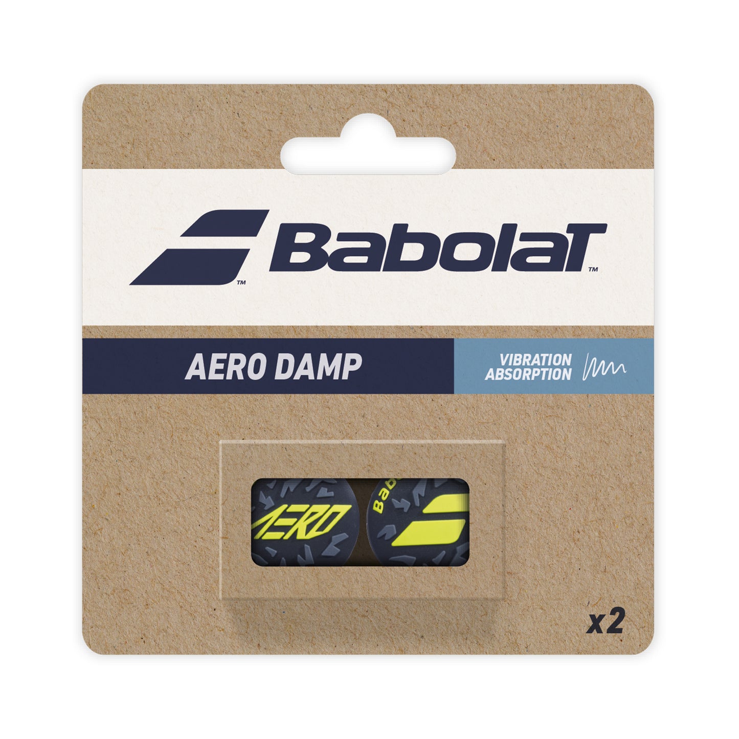 Babolat Aero Damp Demper Verpakking 2 Stuks-Zwart