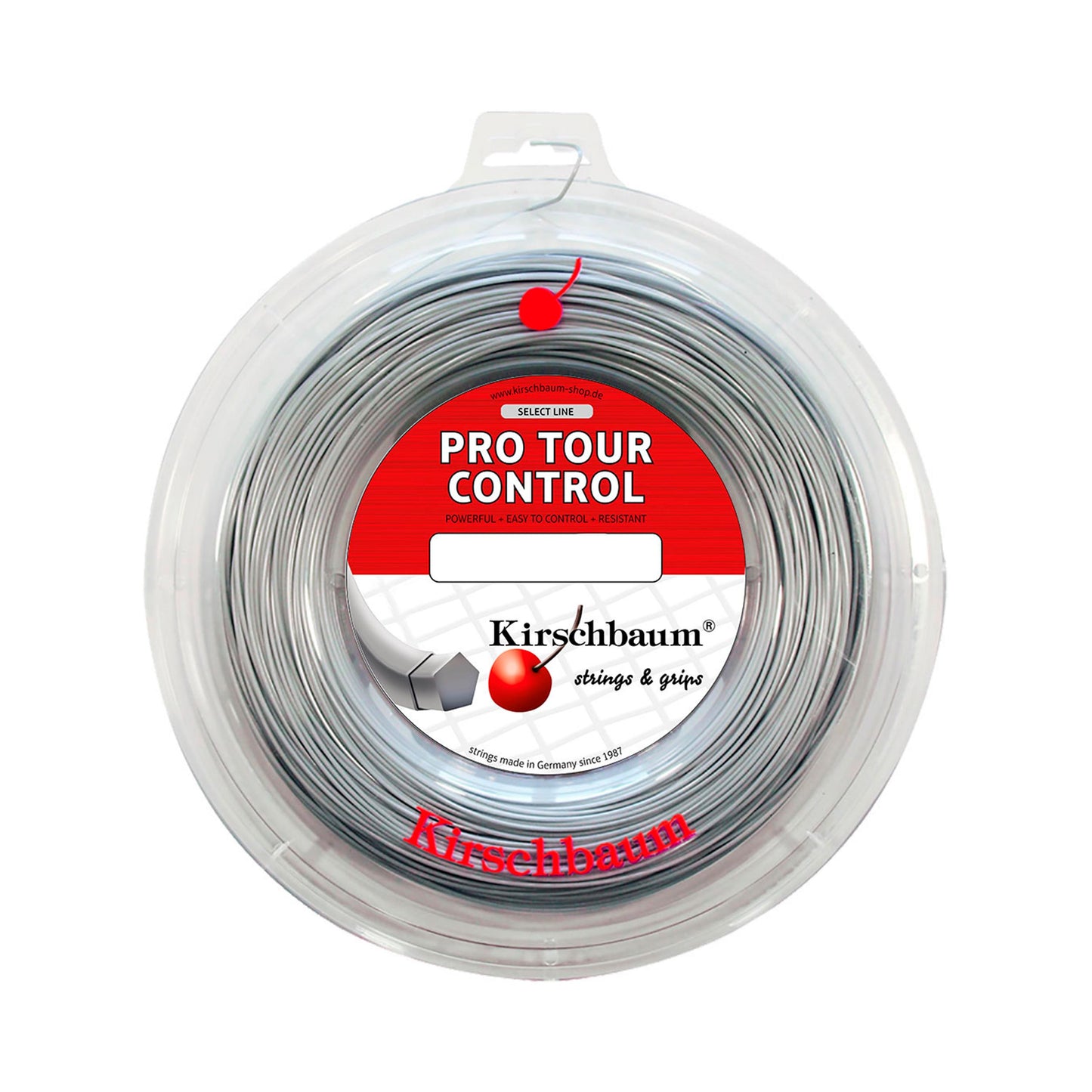 Kirschbaum Pro Tour Control Rol Snaren 200m-Zilver