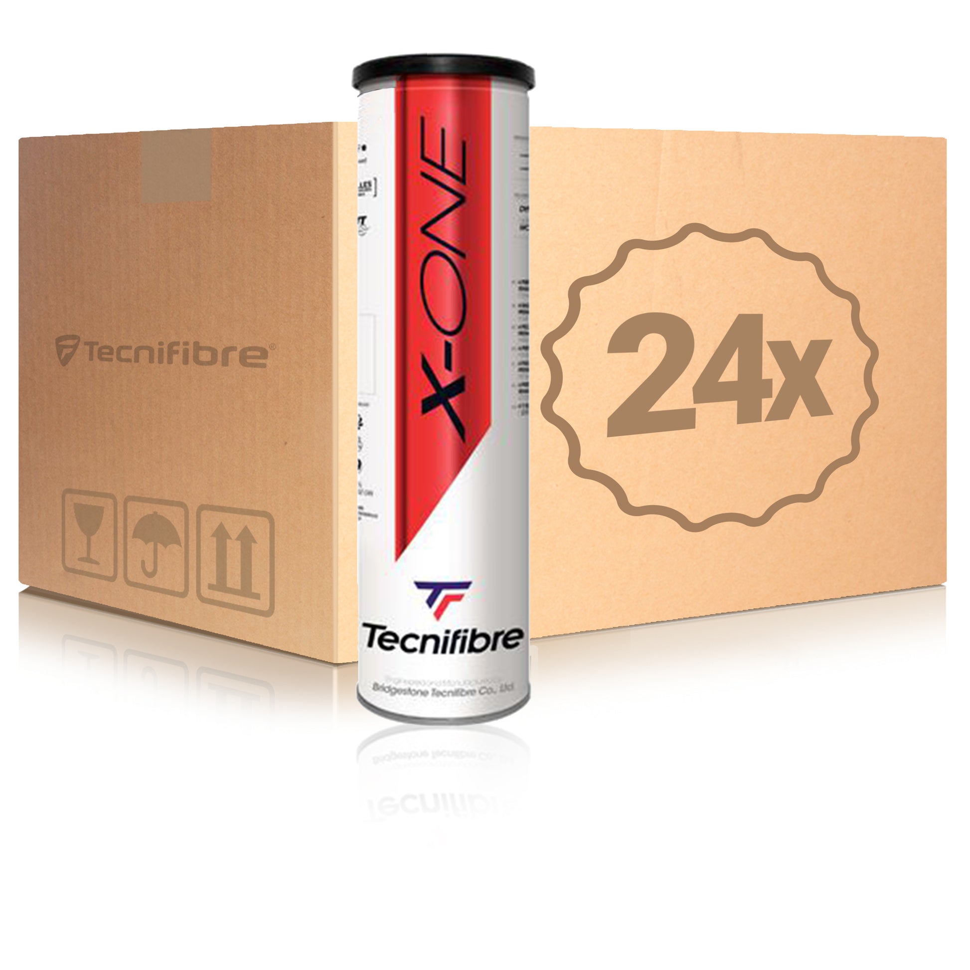 Tecnifibre 24 tubes de 4 X-One Swiss