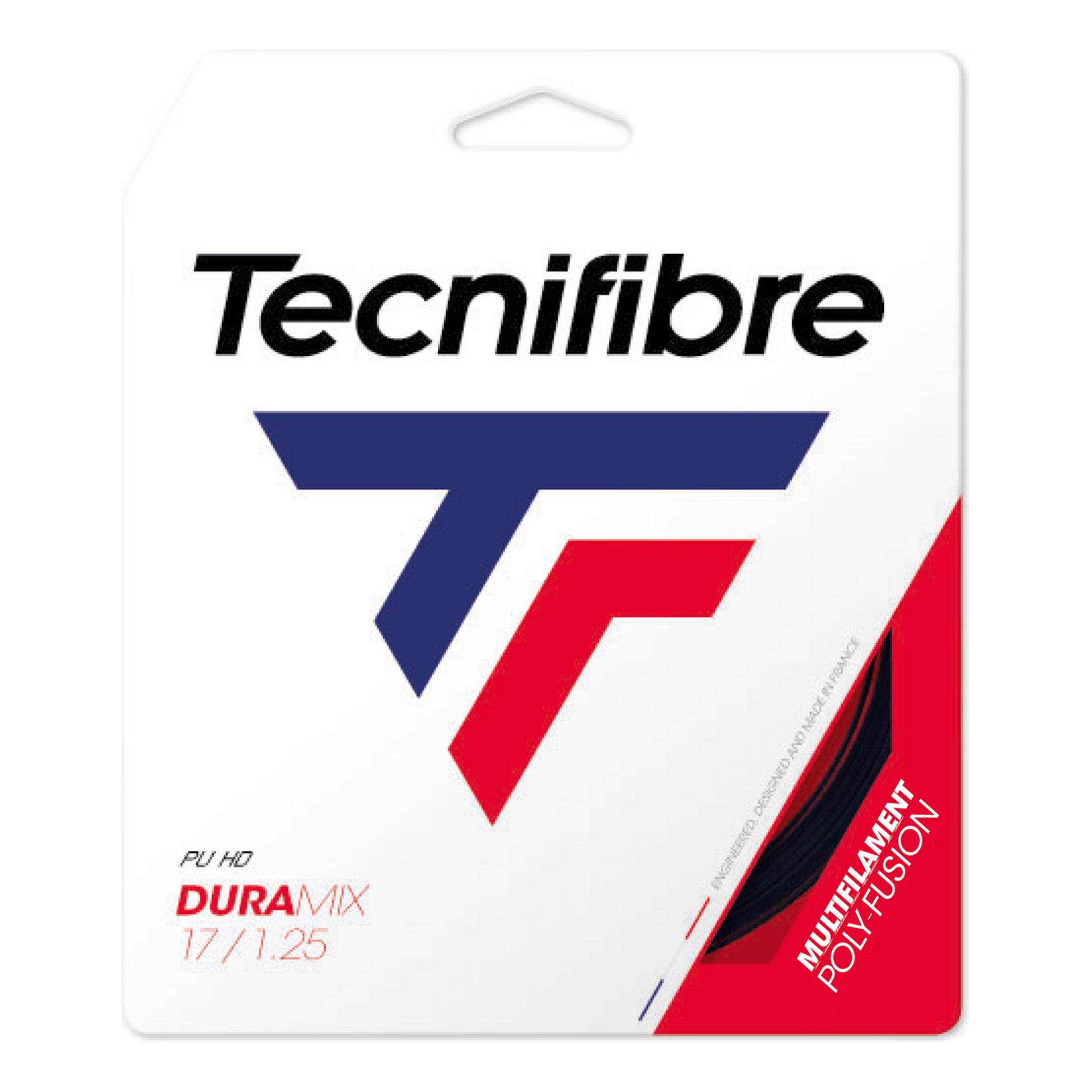 Tecnifibre Duramix HD 12m Set Snaren-Zwart