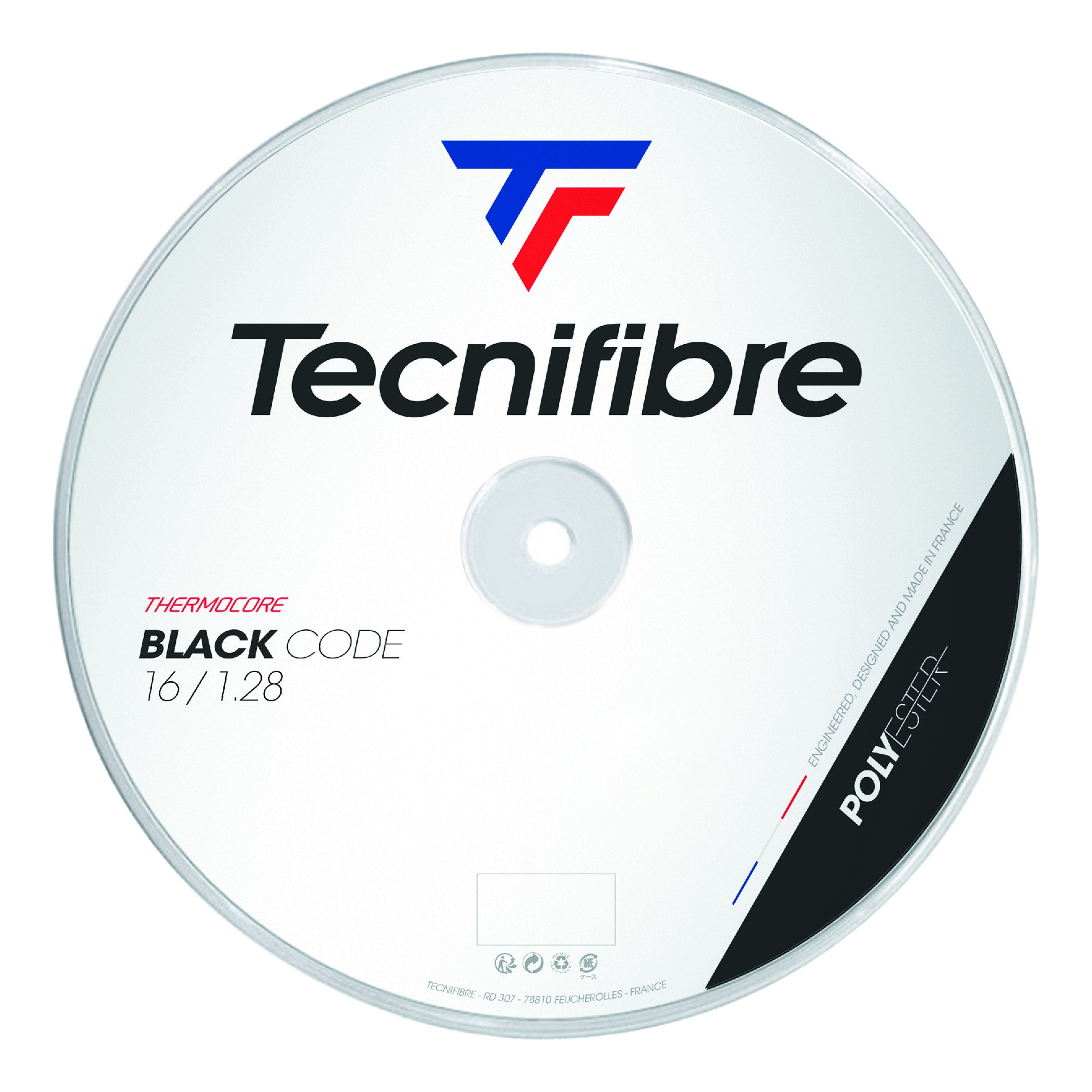 Tecnifibre Black Code Fire 200m Rol Snaren-Oranje,Rood