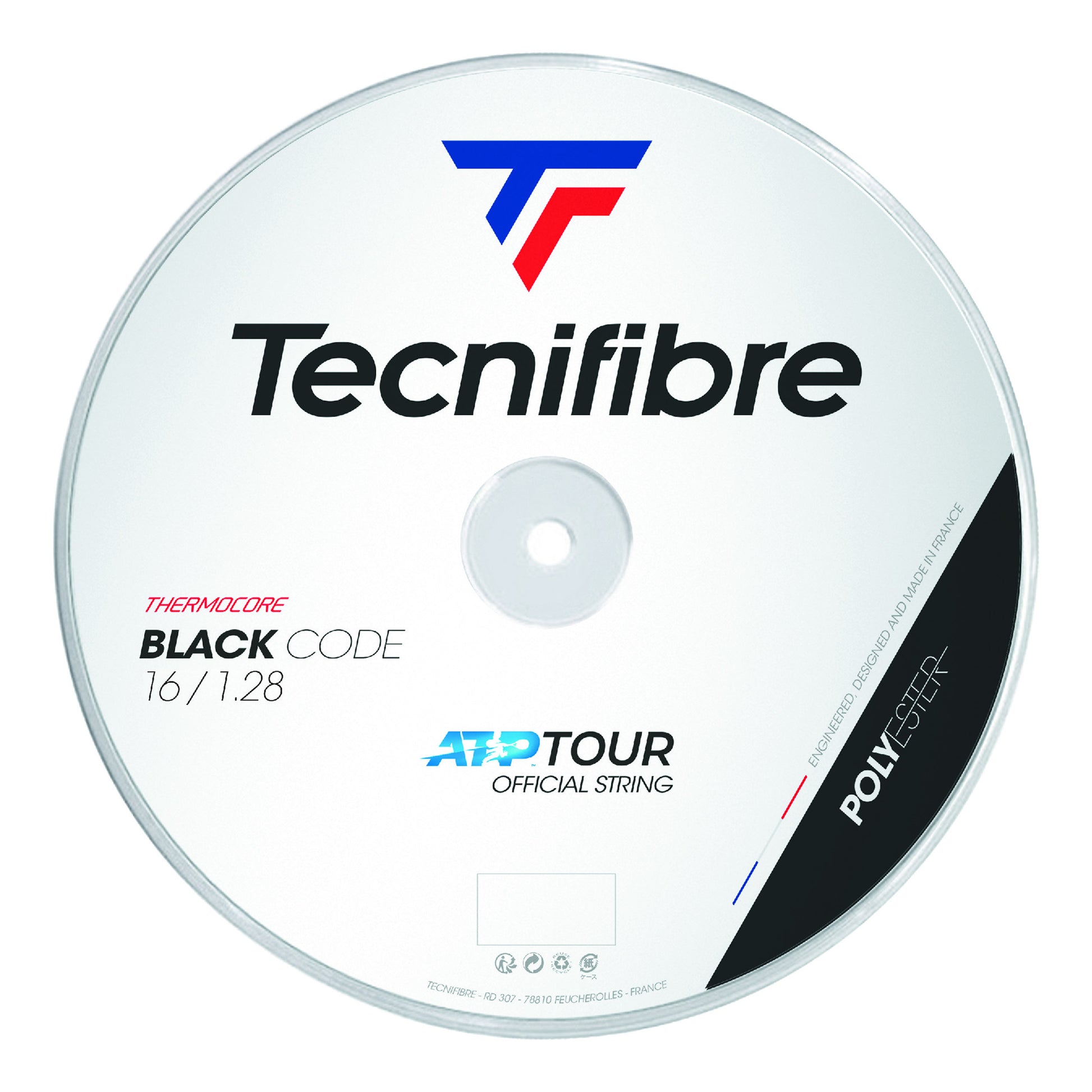 Tecnifibre Black Code 200m Bobine Cordage-Jaune Lemon