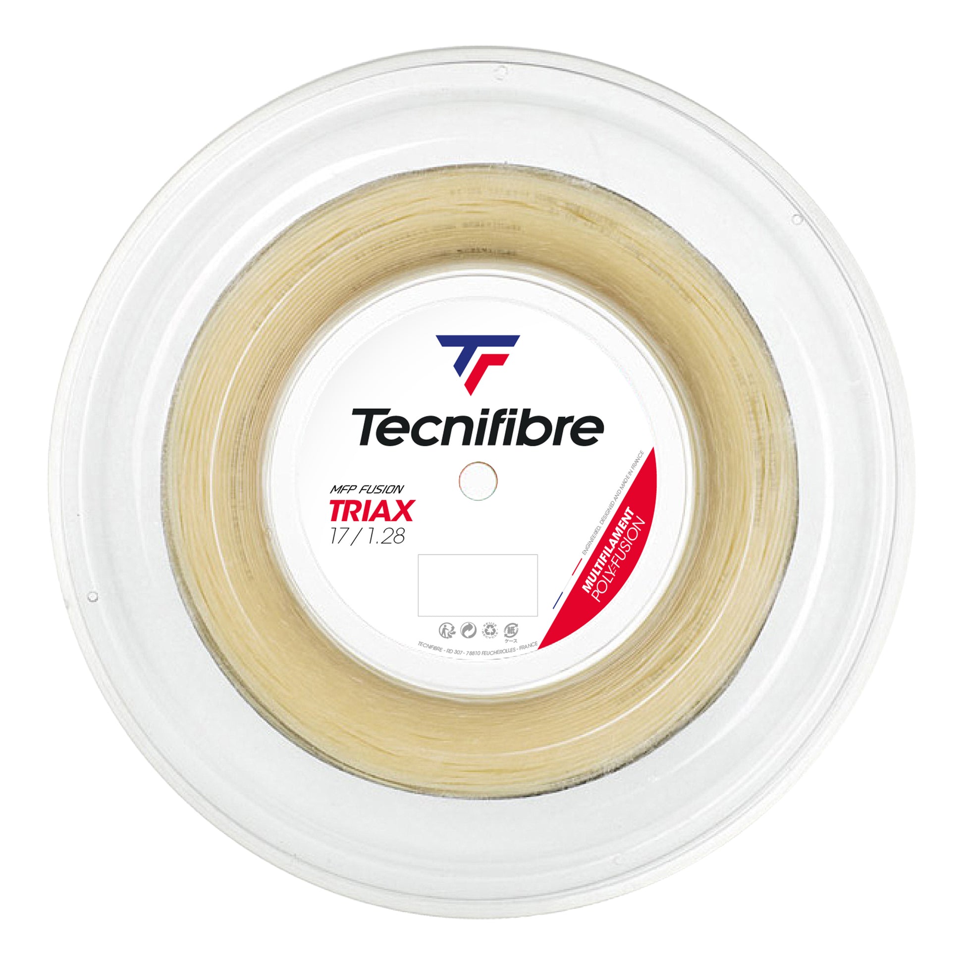 Tecnifibre Triax Bobine Cordage 200m-Écru
